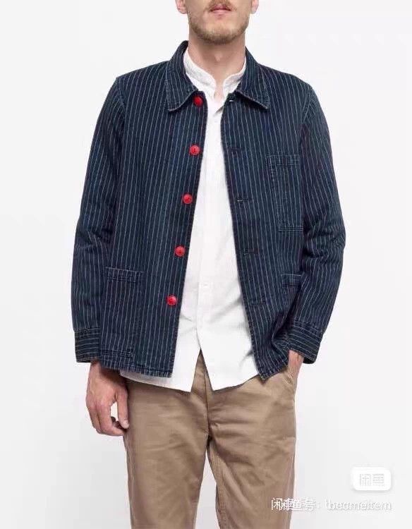 Visvim VISVIM TRAVAIL COVERALL WABASH DK indigo stripe 2 Size US M / EU 48-50 / 2 - 5 Thumbnail
