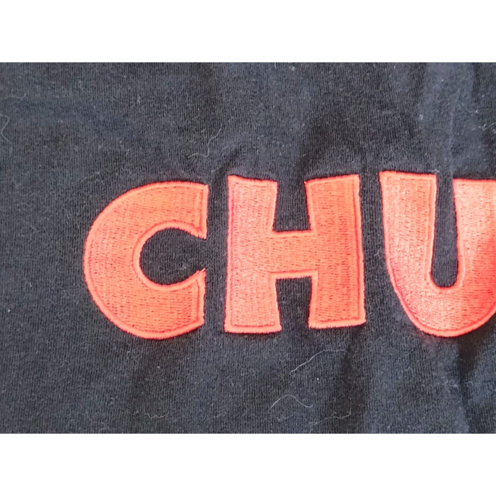 Vintage VINTAGE Chucky T-Shirt Adults Large Black Graphic Print Short Sleeve Unisex 90s Horror Costume Size US L / EU 52-54 / 3 - 7 Thumbnail