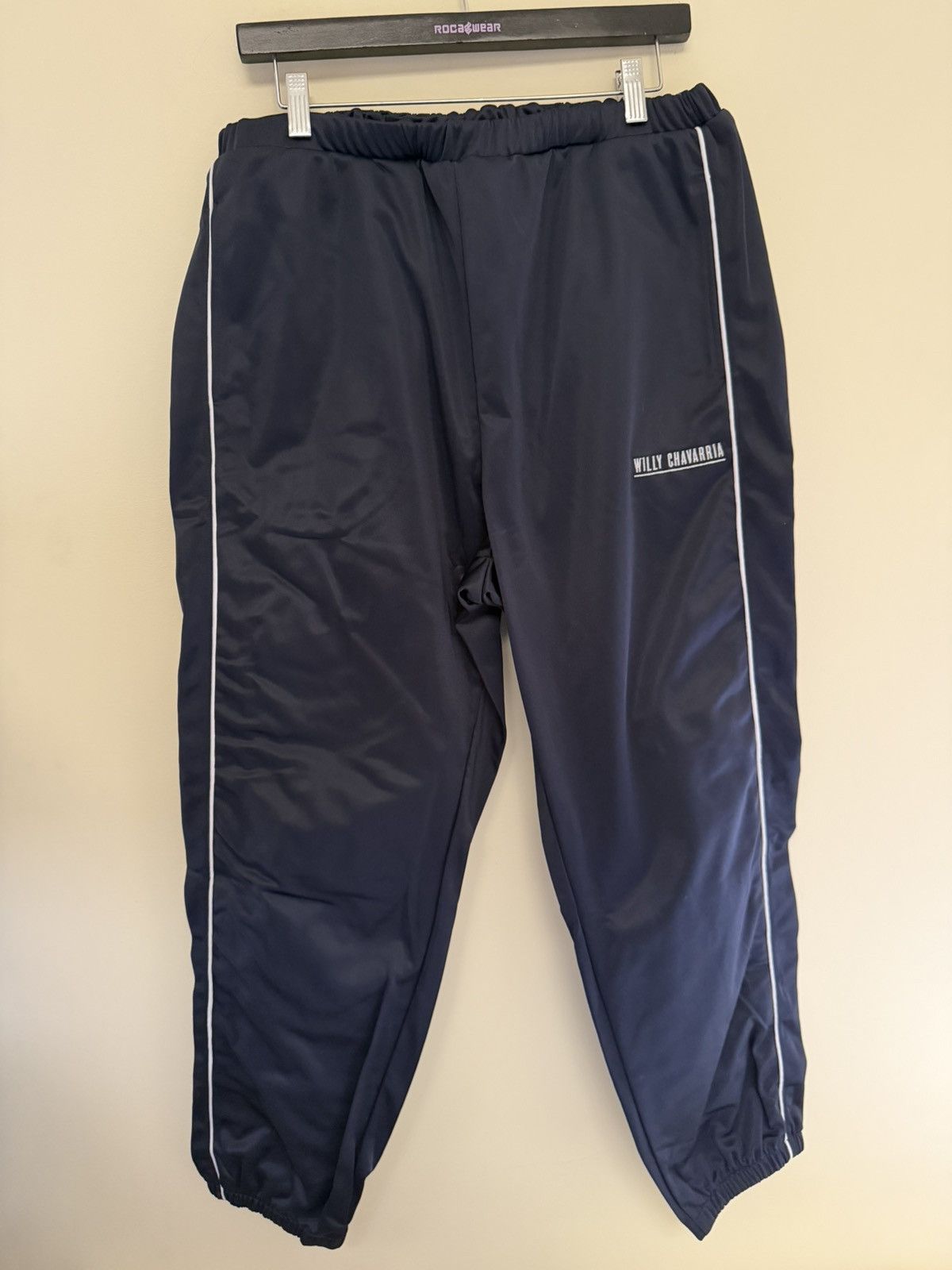 Willy Chavarria Willy Chavarria Sweatpants Navy Blue Size US 33 - 1 Thumbnail