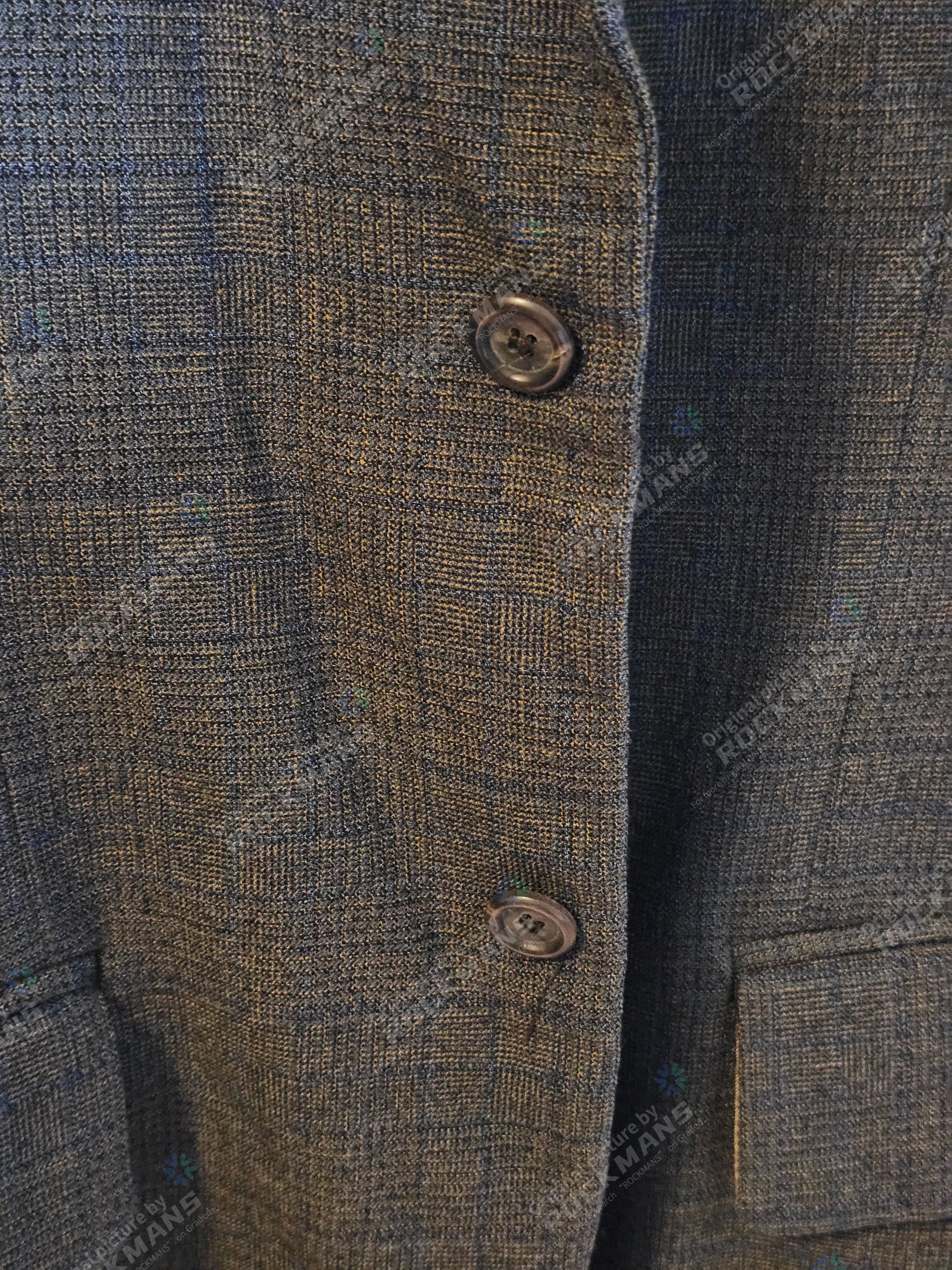 Dries Van Noten Dries Van Noten Men's Bilbo Glen Plaid Wool Size 46 Size 46L - 3 Thumbnail