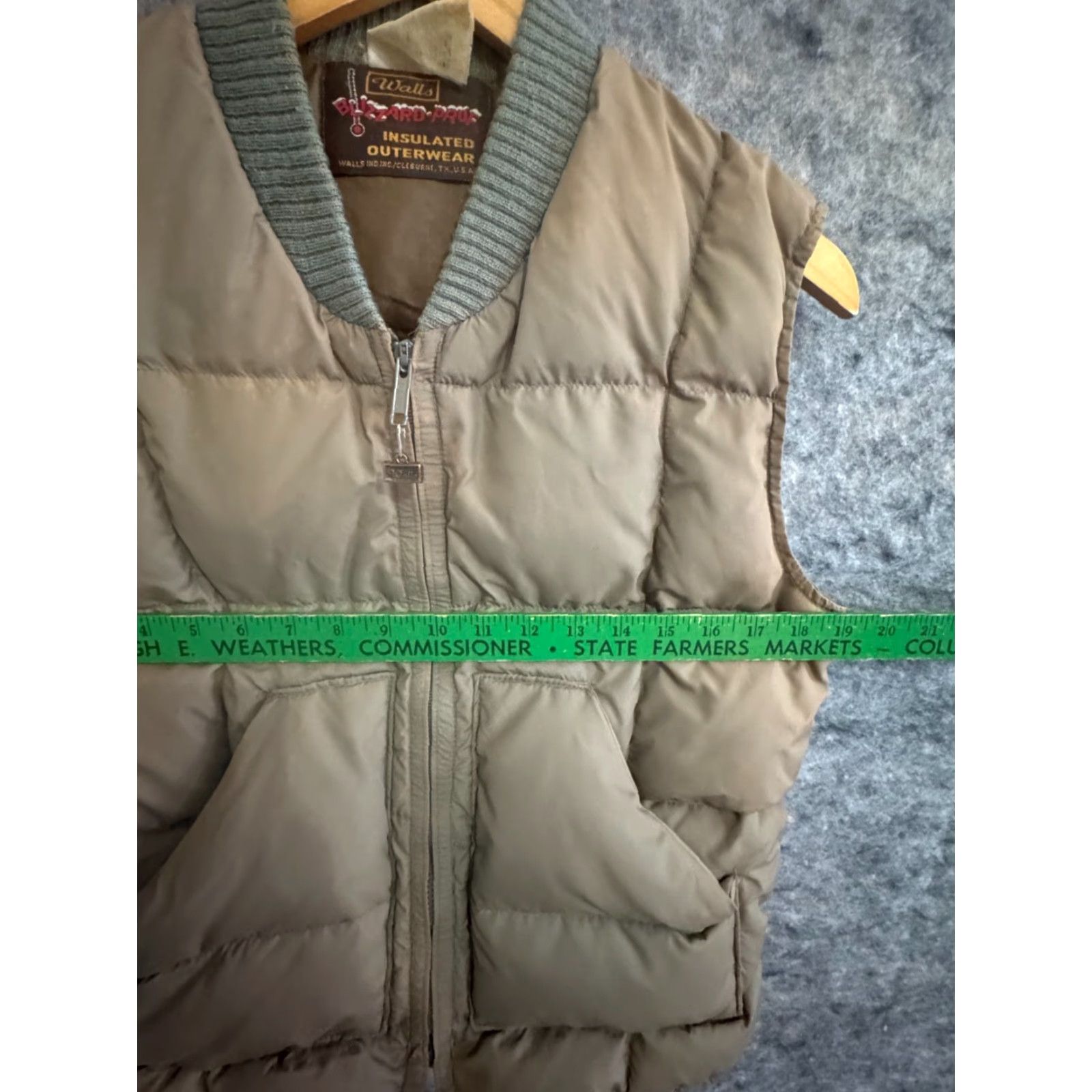 Walls VINTAGE Walls Blizzard Pruf Down Zip Beige Puffer Vest Small Reg UNISEX Puffy Size US S / EU 44-46 / 1 - 6 Thumbnail