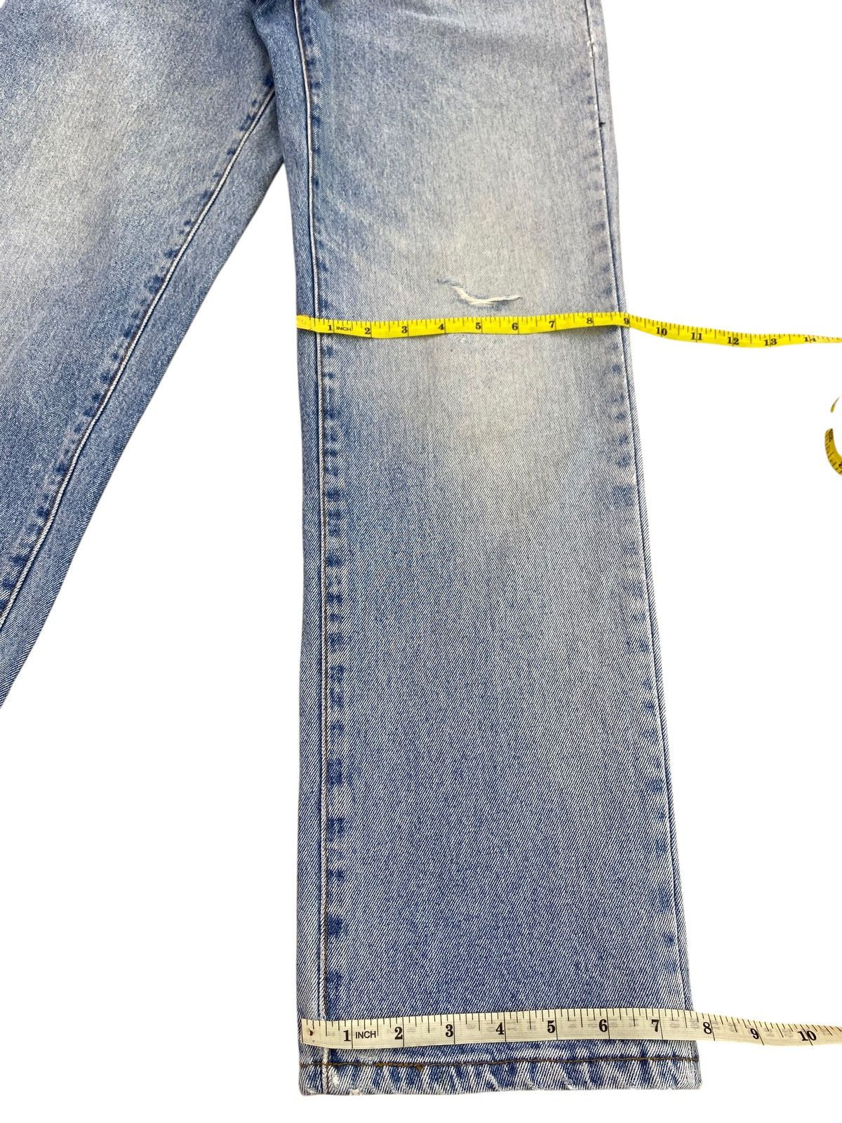 Japanese Brand Vintage Leyton House Faded Wash Style Loose Jeans Size US 28 / EU 44 - 12 Thumbnail
