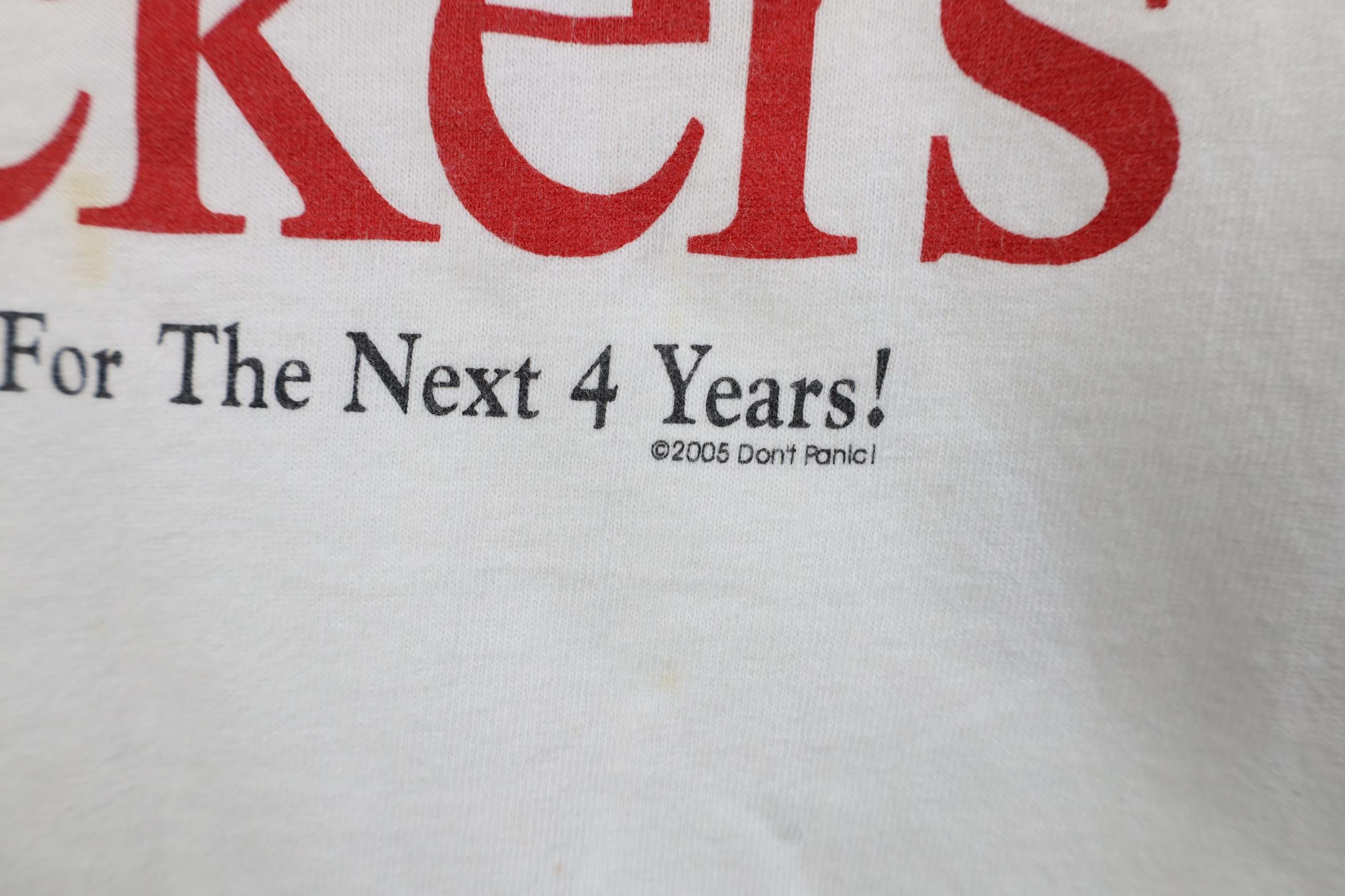 Vintage Vintage Meet the F*ckers Cheney Bush Rice Political T-Shirt Size US L / EU 52-54 / 3 - 5 Thumbnail