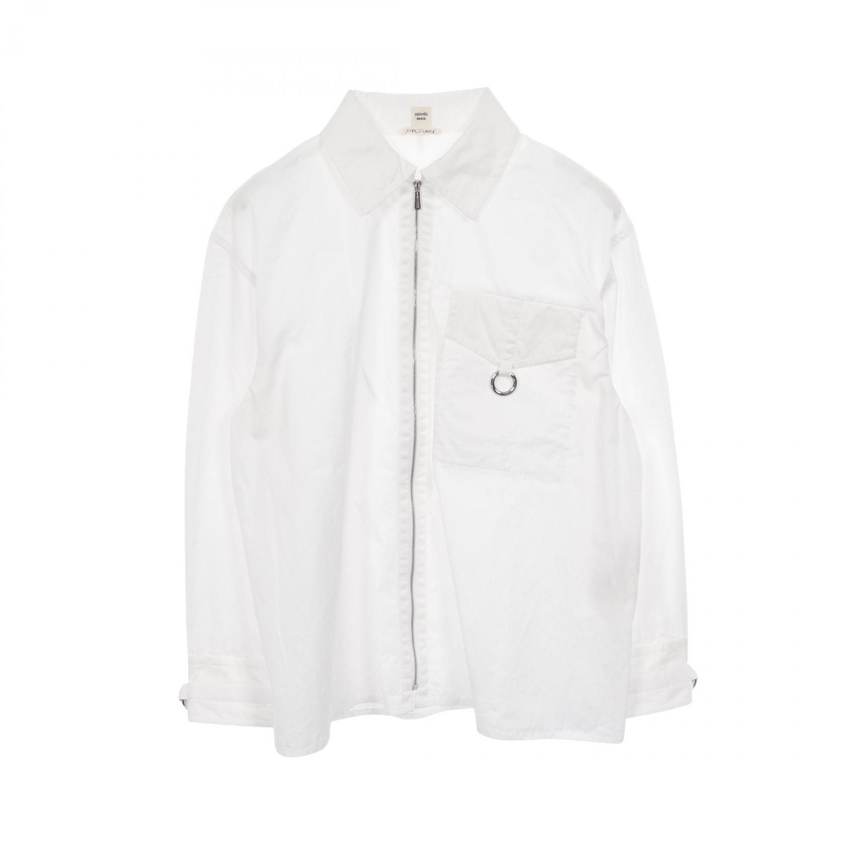 Hermes Hermes Hermes Serie Button Cotton Long Sleeve Shirt Cotton Dress Shirt DUTY FREE for USA Size ONE SIZE - 1 Thumbnail
