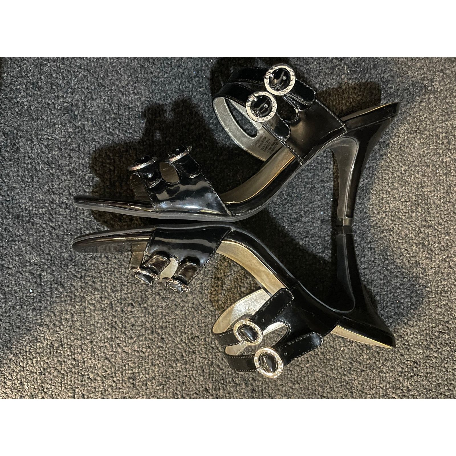 Other Dana Buchman Sardinia Black Patent Leather Strap Pump 8.5 M Size US 8.5 / IT 38.5 - 9 Thumbnail