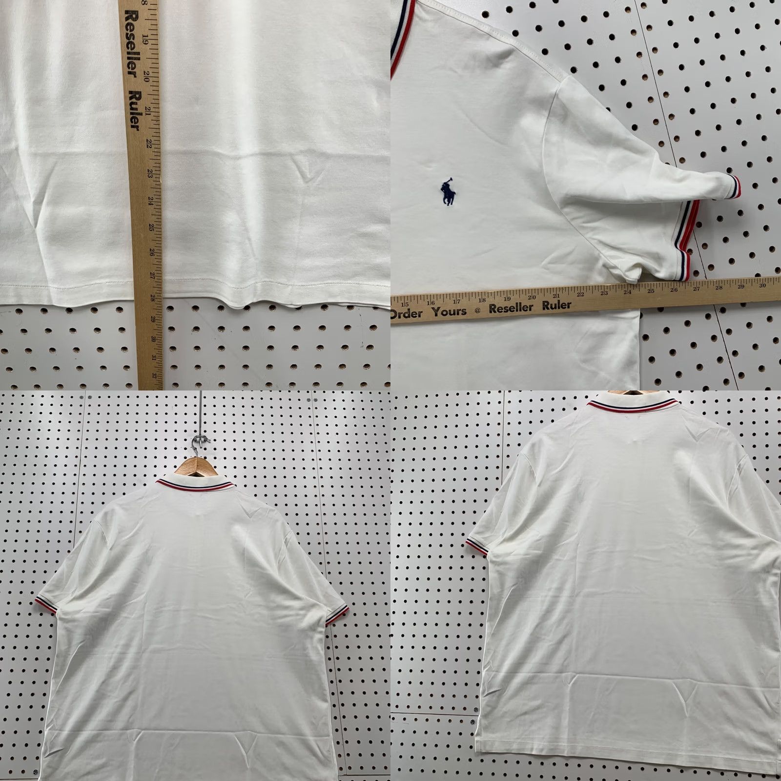 Polo Ralph Lauren Polo Ralph Lauren Collar Shirt Mens XL White Preppy Casual Pony Size US XL / EU 56 / 4 - 9 Thumbnail