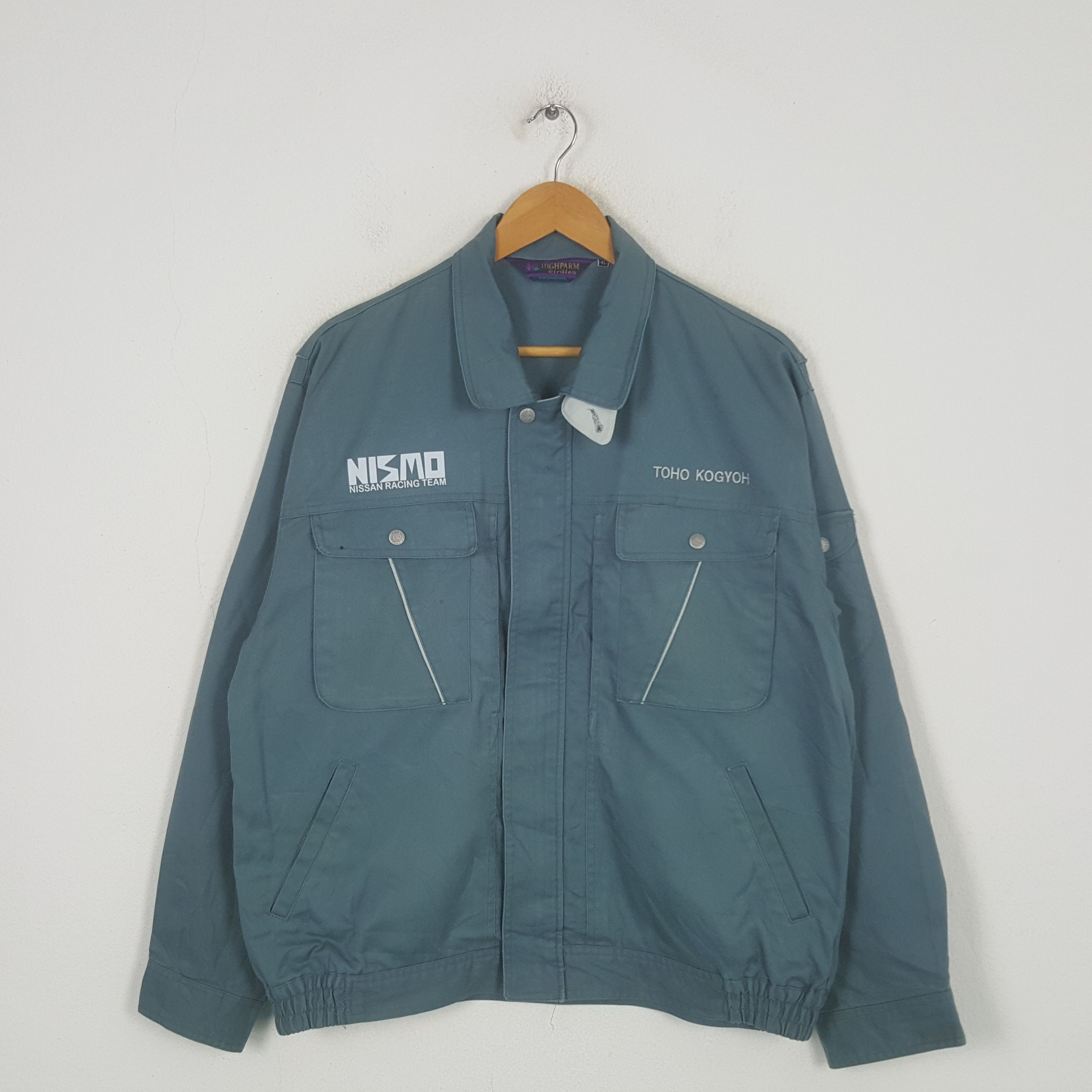 Japanese Brand Vintage Nismo Nissan Racing Team Custom Work Jacket C298N4 Size US XL / EU 56 / 4 - 1 Thumbnail
