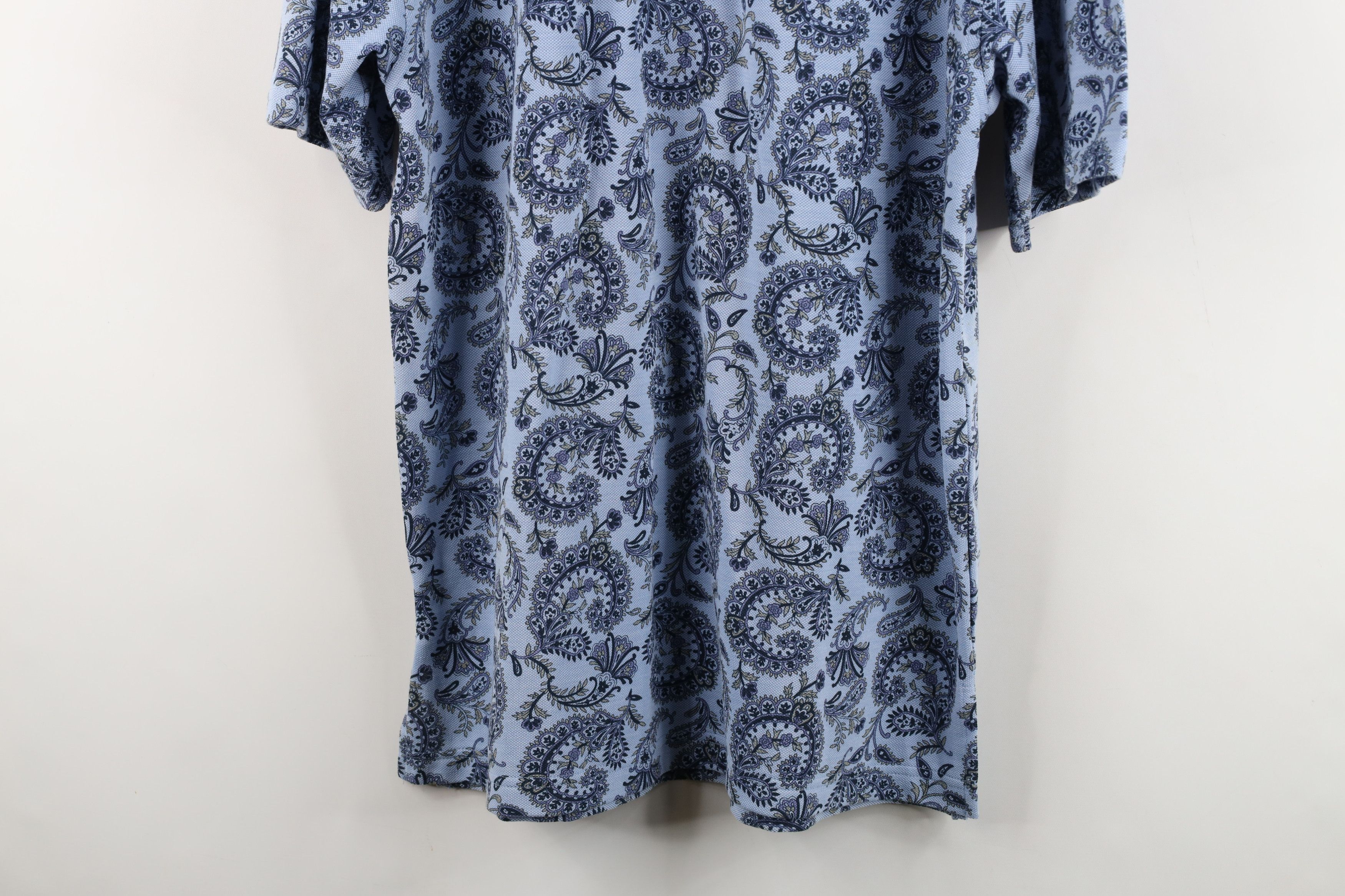 Vintage Deadstock Vintage 90s Y2K Streetwear Floral Golf Polo Shirt Size US M / EU 48-50 / 2 - 3 Thumbnail