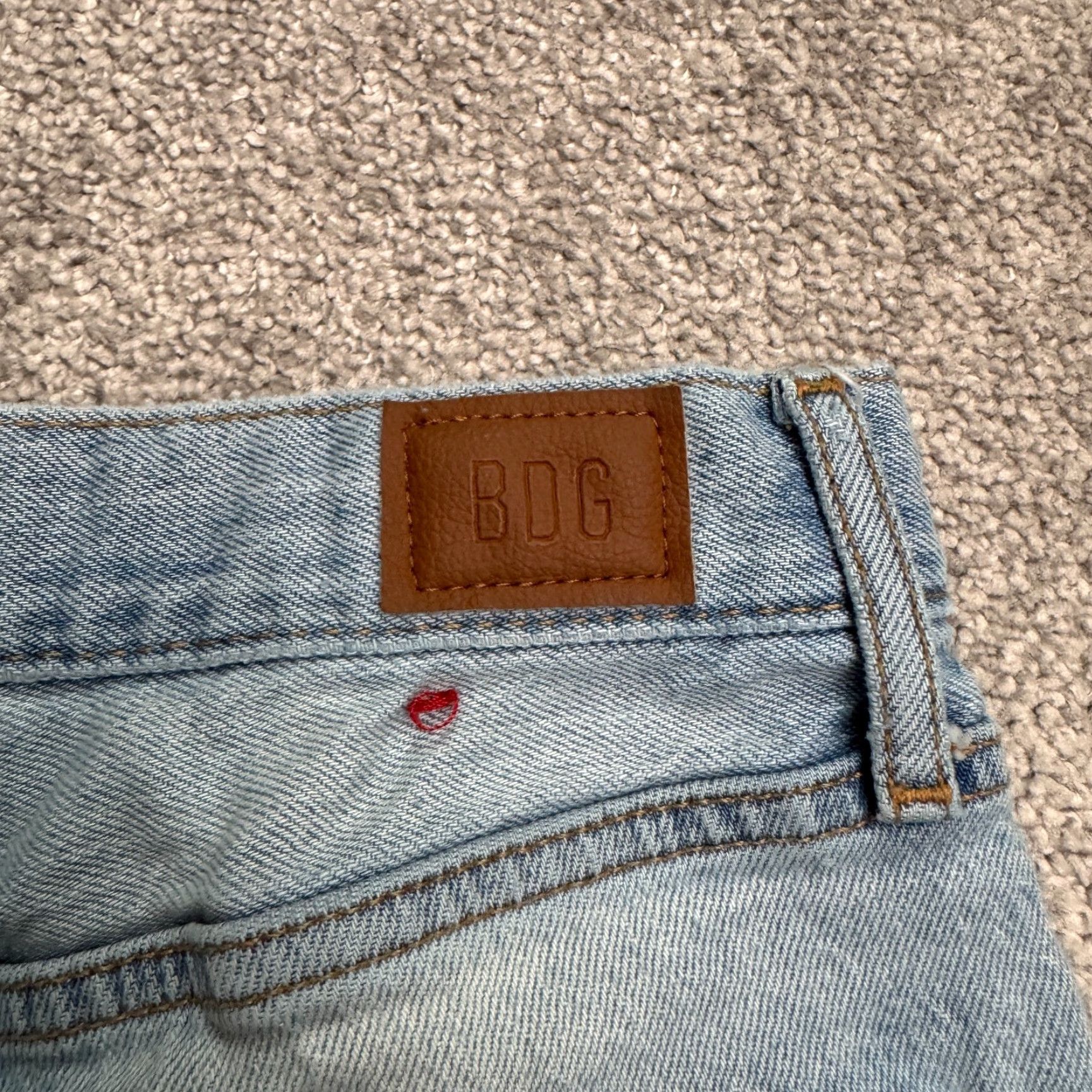 Bdg BDG Bootcut Jeans Womens 27 High Rise Light Wash Blue Denim Stretch 28x31 Size 27" / US 4 / IT 40 - 6 Thumbnail
