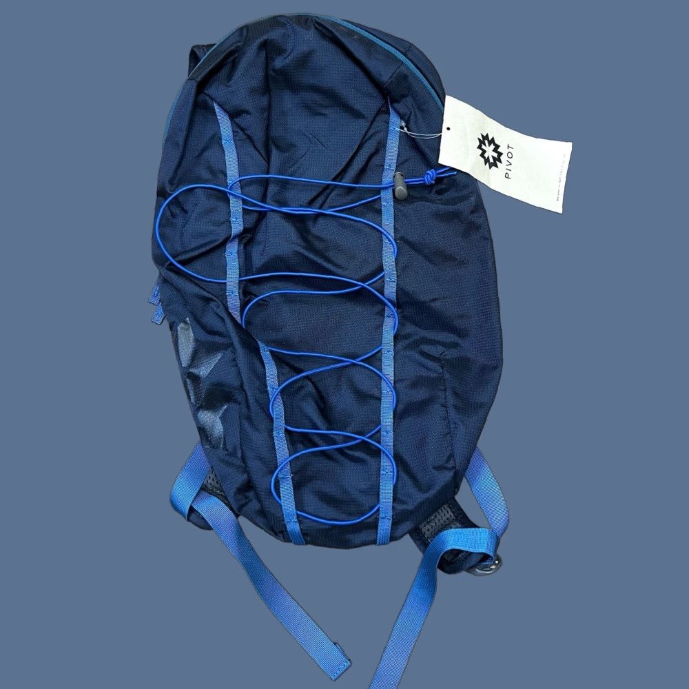Vintage Pivot Backpack 16” X 8” Multipurpose Light Day Pack School Campus Blue Nylon Straps Unisex Adults Travel Kid/Adult (NWT) Size ONE SIZE - 1 Thumbnail