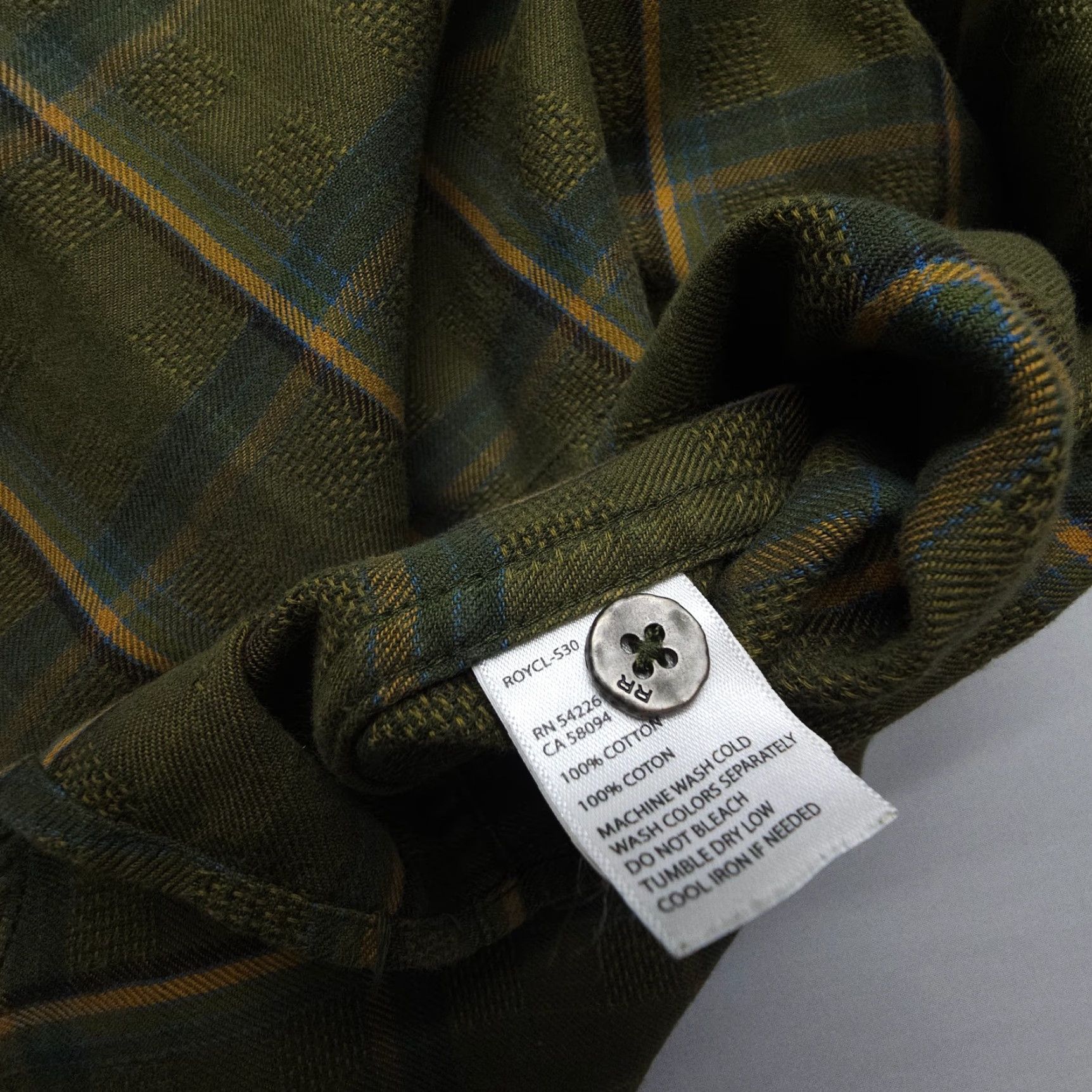 Royal Robbins Royal Robbins Button-Up Shirt Mens 2XL Long Sleeve Green Plaid Flannel Outdoor Casual Size US XXL / EU 58 / 5 - 4 Thumbnail