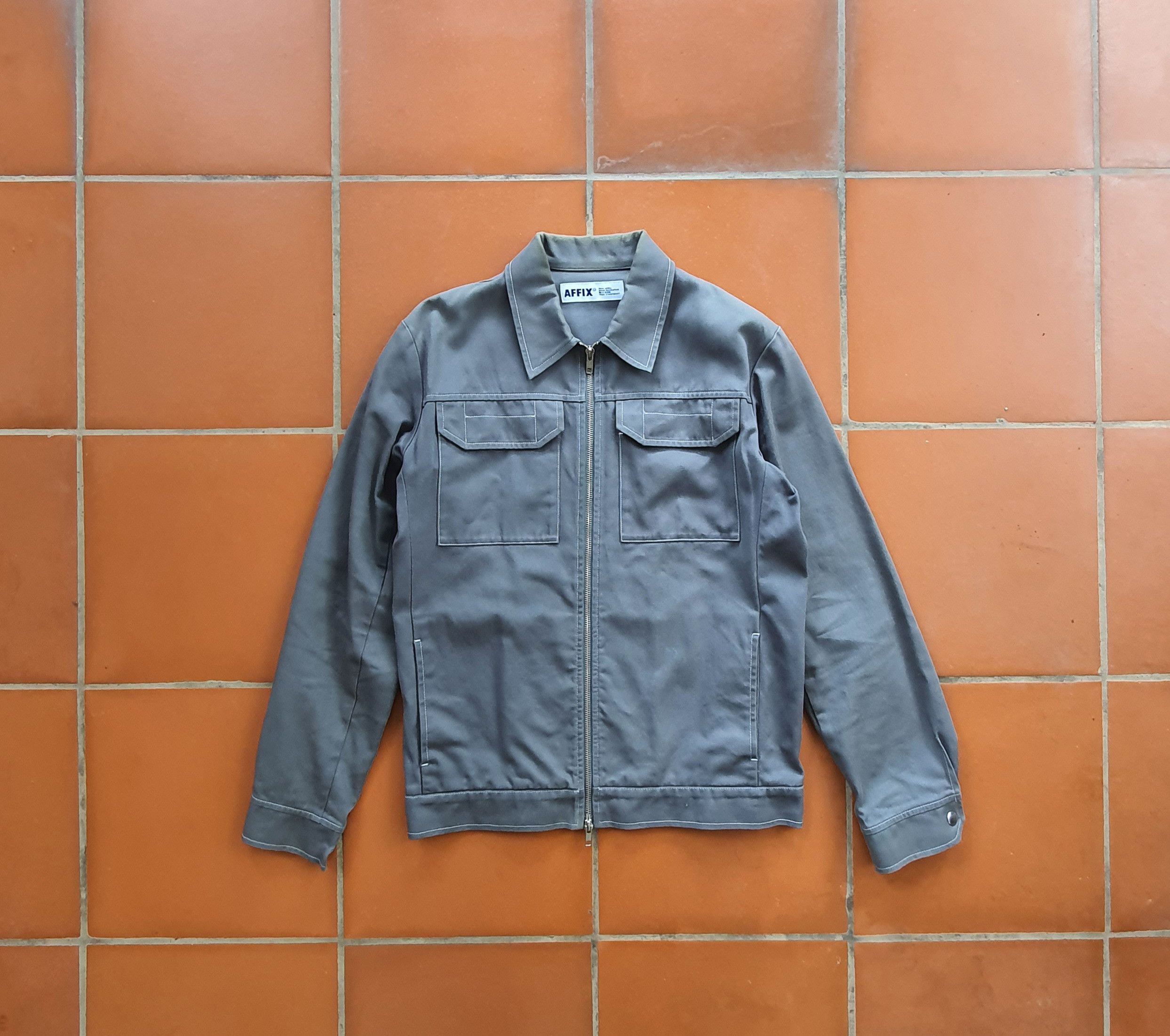 Affix Works Affix Two-Way Zip Service Jacket Kiko XL (Fits like a L) |  Grailed