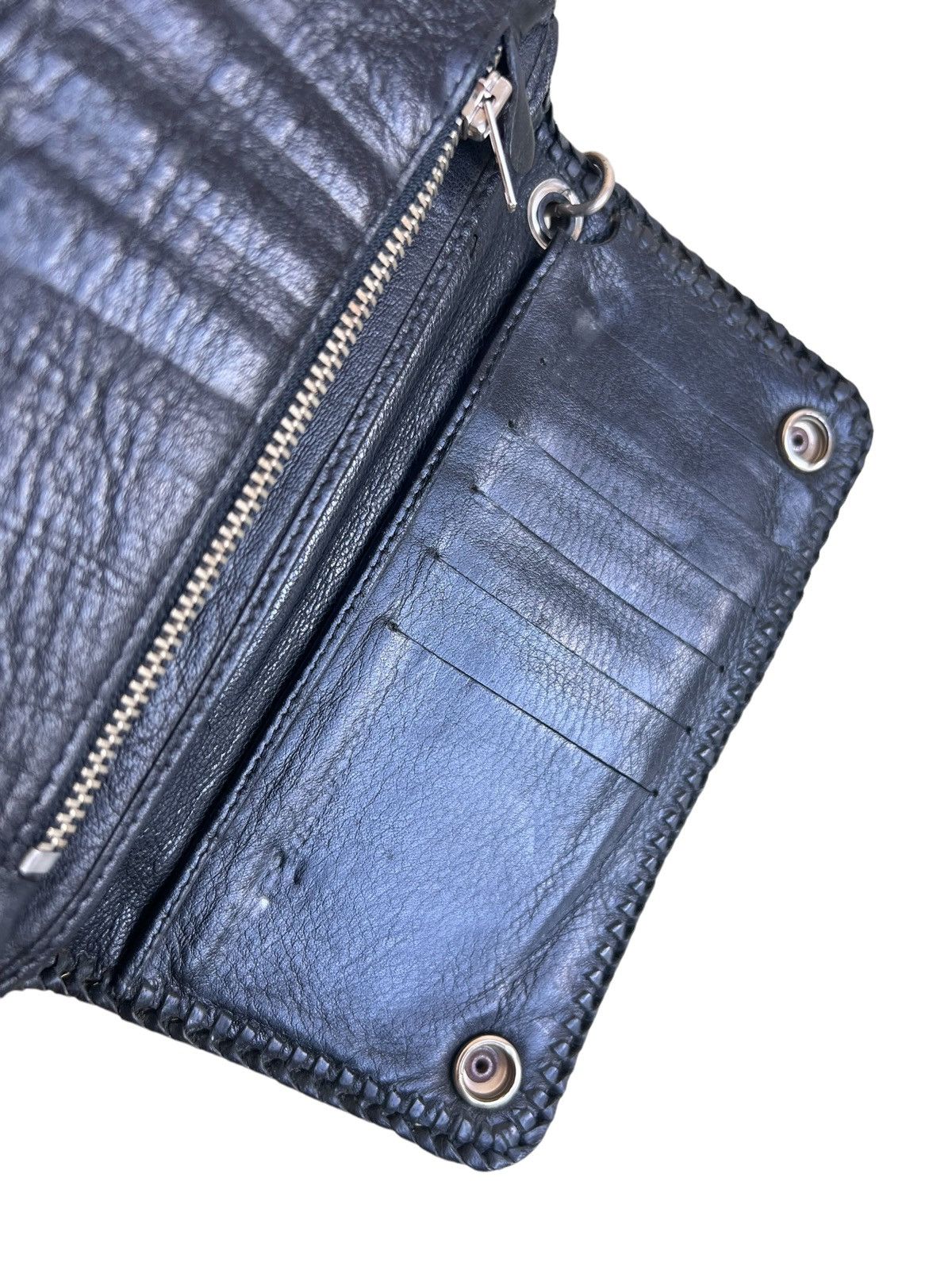 Genuine Leather Leather Craft Stingray Cross 925 CH Logo Snap Long Wallets Size ONE SIZE - 9 Thumbnail