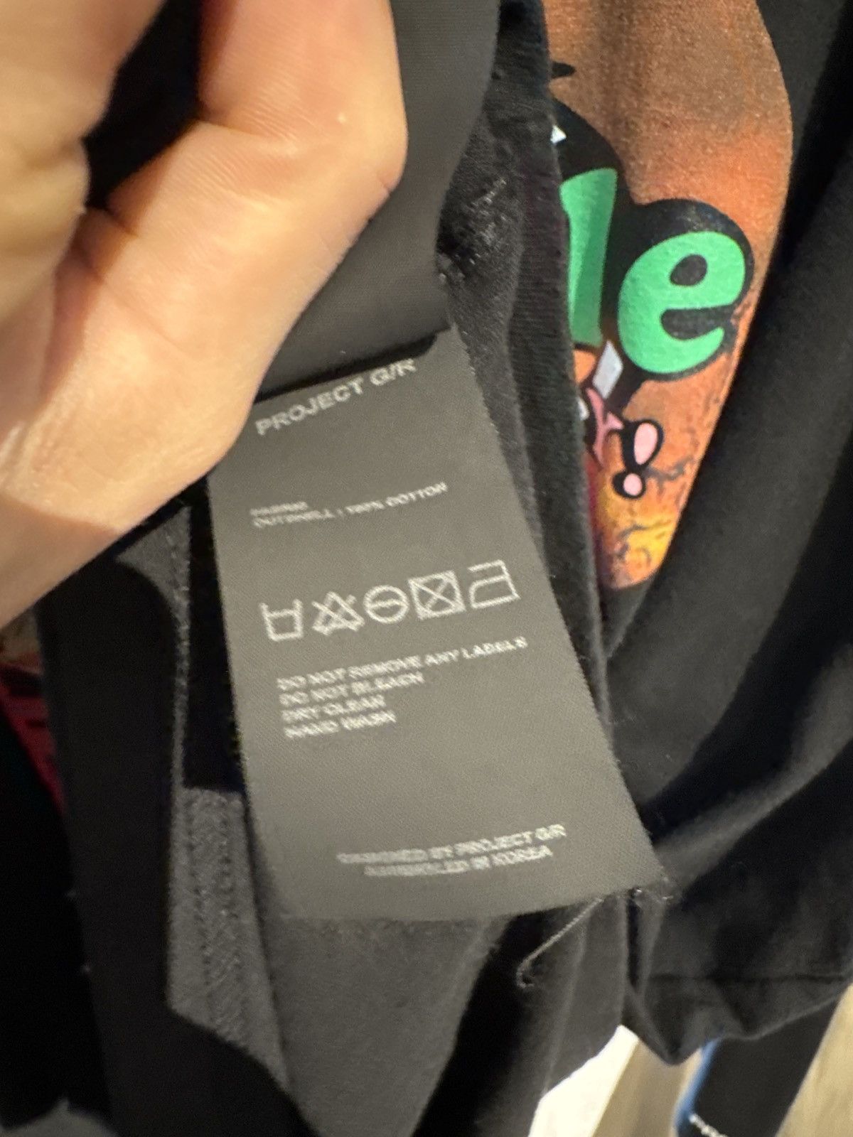 PROJECT G/R Project G/R Have A Terrible Day Anal Hated Black T-Shirt Size US M / EU 48-50 / 2 - 4 Thumbnail