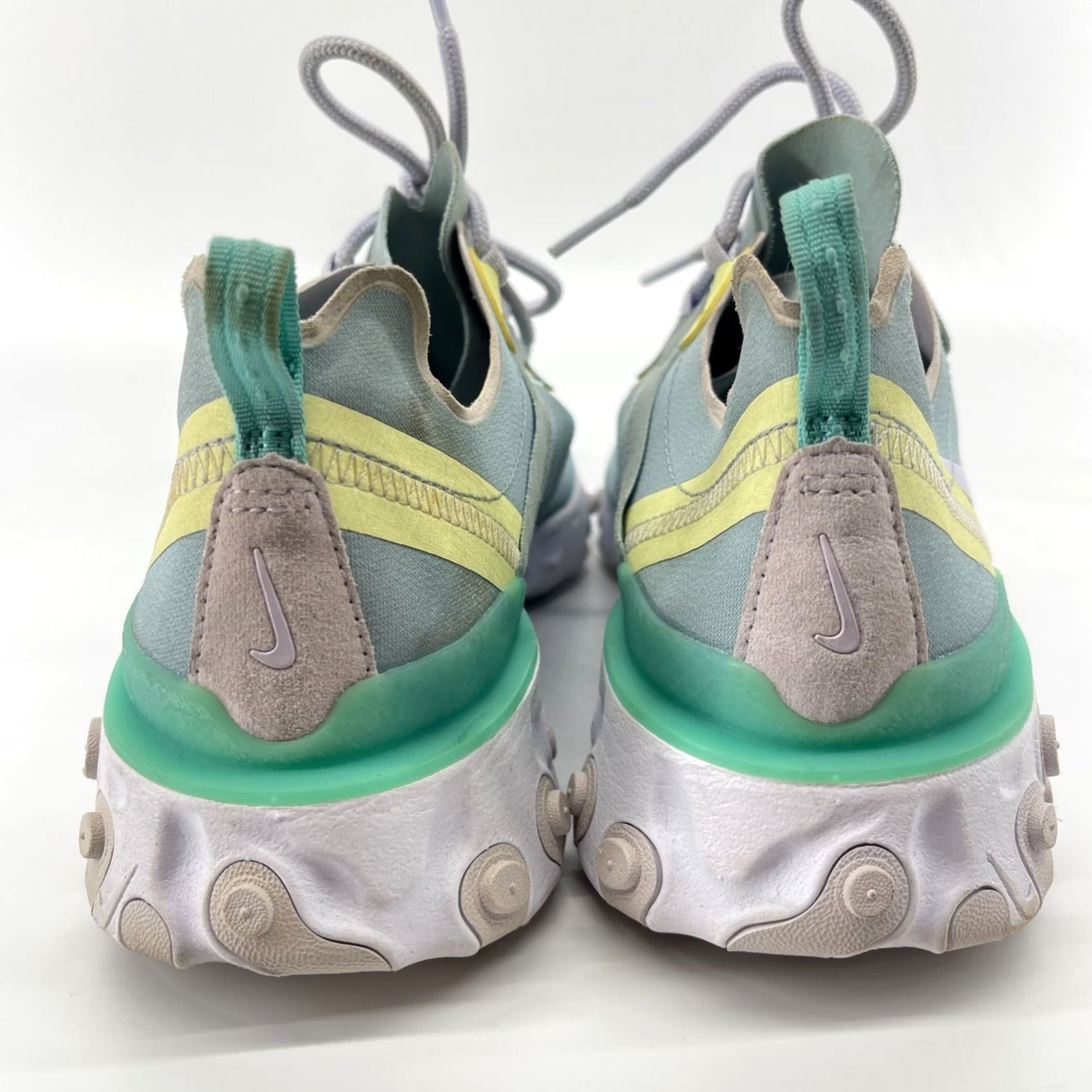 Nike Nike React Element 55 Women's 9.5 Ocean Cube Running Blue Yellow Shoes Size US 10 / IT 40 - 6 Thumbnail