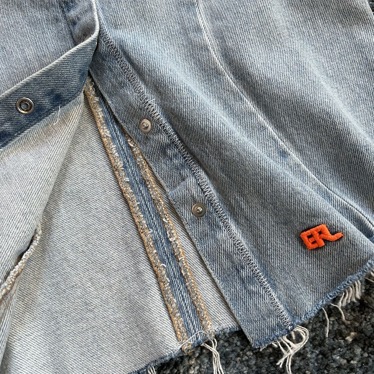 ERL × Levi's LiGHT BLUE STONE WASH FiTTED DENiM SHiRT A53830000 Size M / US 6-8 / IT 42-44 - 3 Thumbnail