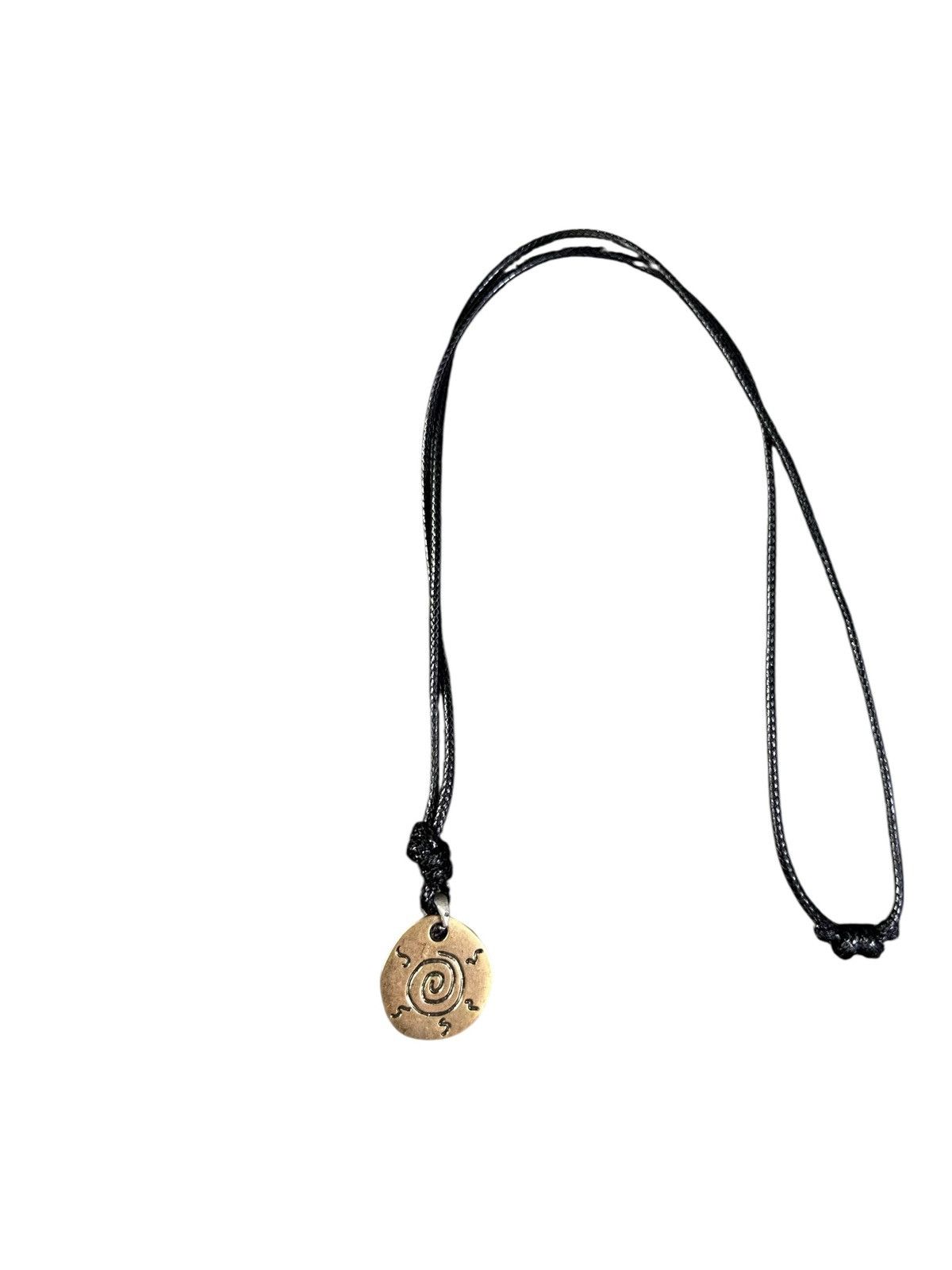 Japanese Brand 2000s JAPANESE HANDMADE RHINESTONE UZUMAKI SPIRAL NECKLACE Size ONE SIZE - 6 Thumbnail