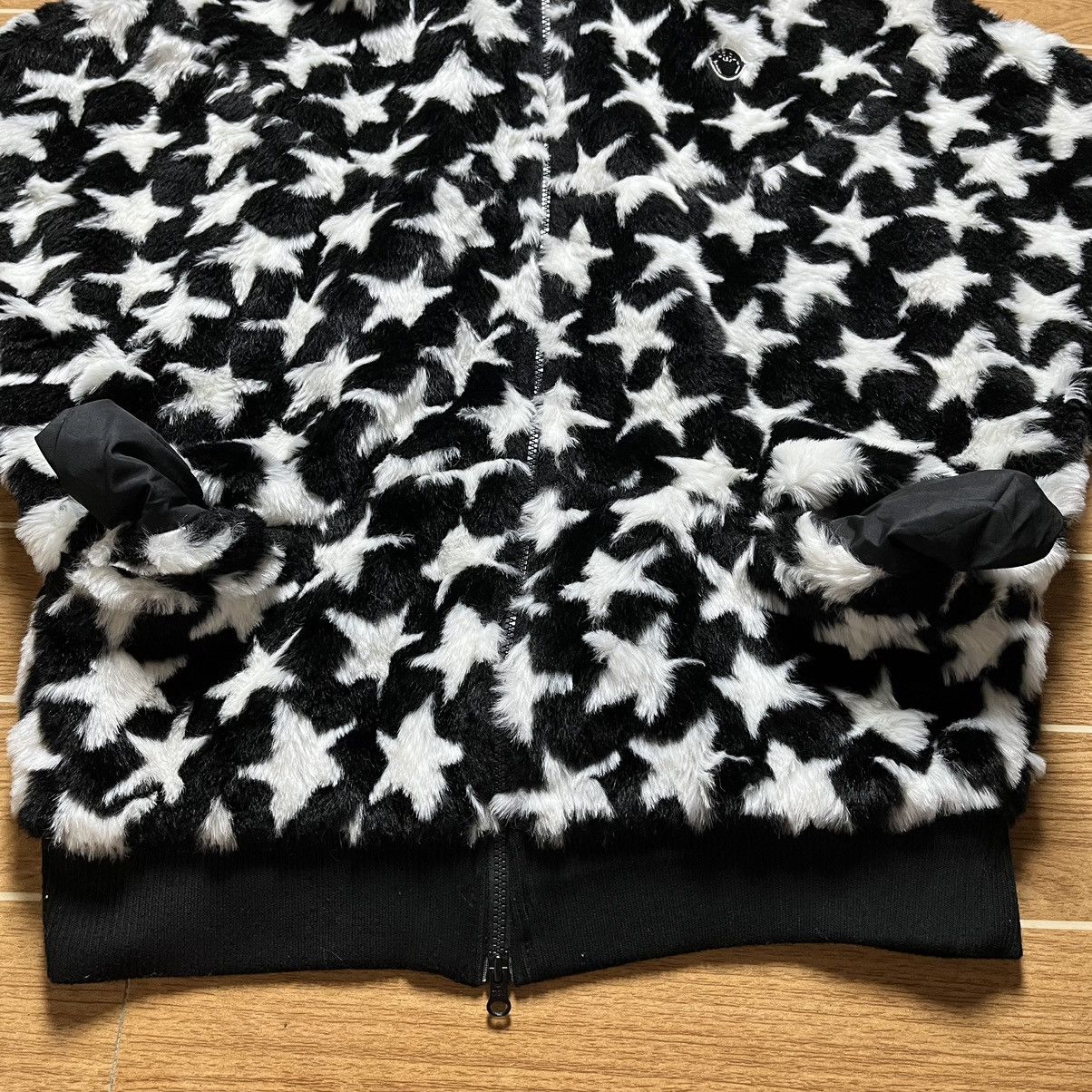 20471120 Archive Hyoma 20471120 Stars Faux Far Bat Wing Zip Up Jacket Size US S / EU 44-46 / 1 - 16 Thumbnail
