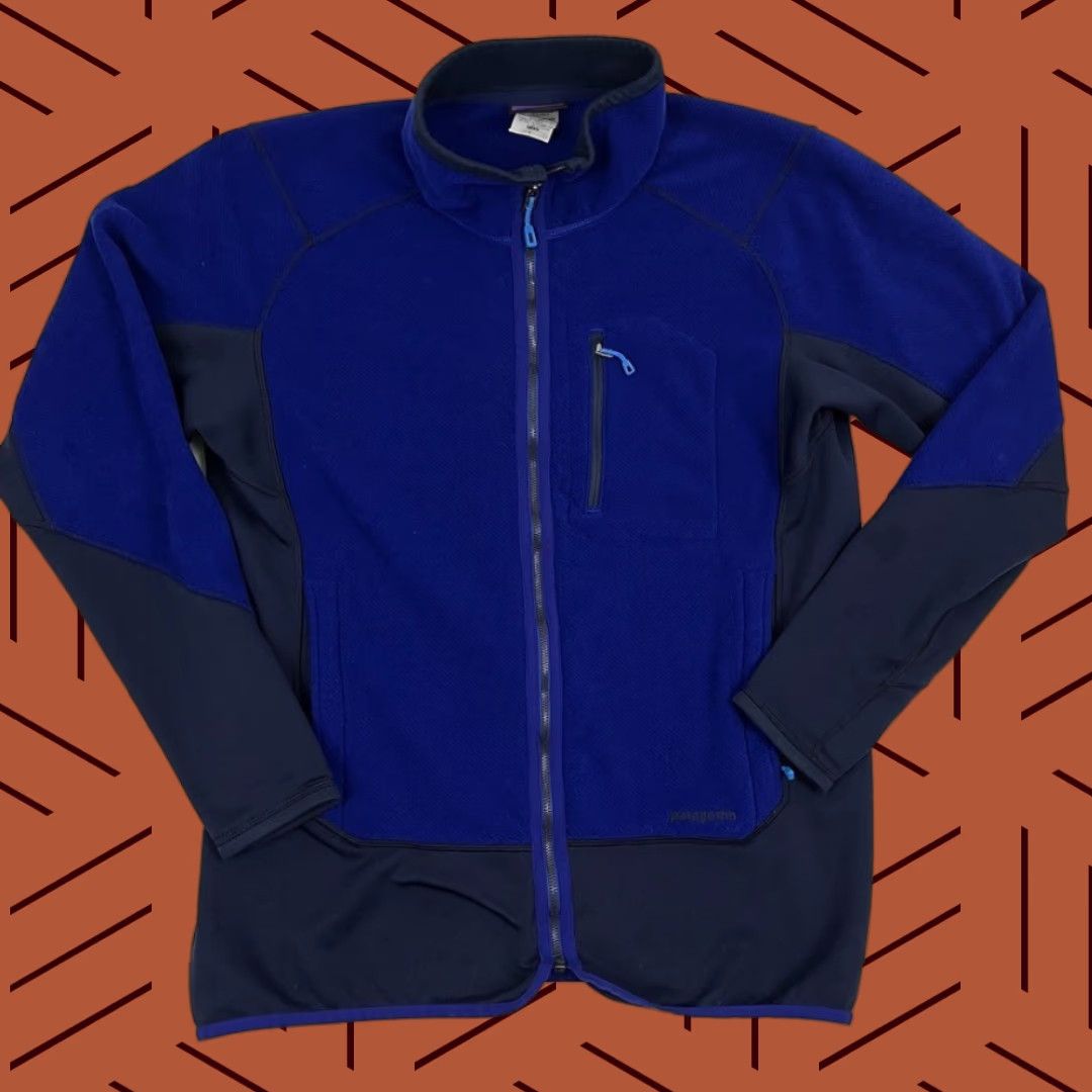 Patagonia Patagonia Jacket Mens L Blue Hybrid Fleece Shell Active Hiking Full Zip Size US L / EU 52-54 / 3 - 1 Thumbnail