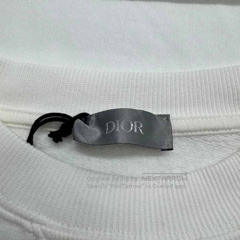 Dior Dior FW22 Logo letter round neck long-sleeved sweatshirt Size US L / EU 52-54 / 3 - 4 Thumbnail