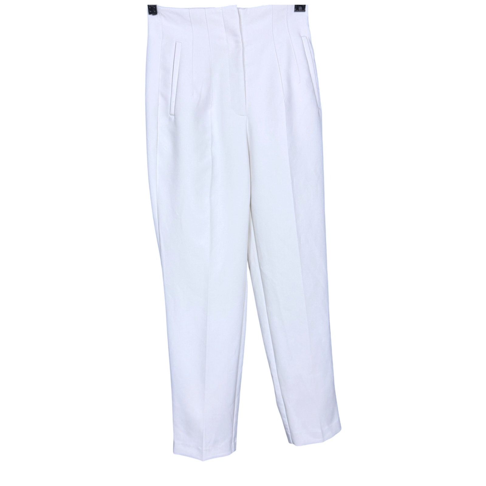 Zara Zara Off White Dress Pants Slacks Women's 5 Faux Pleated Size 26" / US 2 / IT 38 - 1 Thumbnail