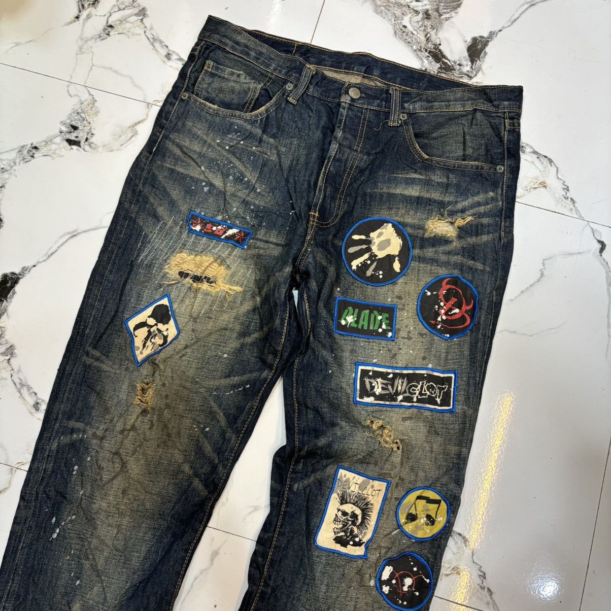 CLOT × Levi's Levi’s 501 x Clot x Devilock Size US 34 / EU 50 - 6 Thumbnail