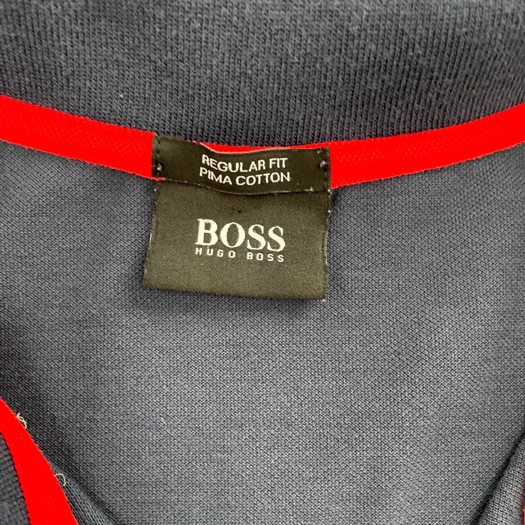 Hugo Boss HUGO BOSS Shirt Polo Adult XL Blue Embroidered Logo Button Collar Mens XL Size US XL / EU 56 / 4 - 5 Thumbnail