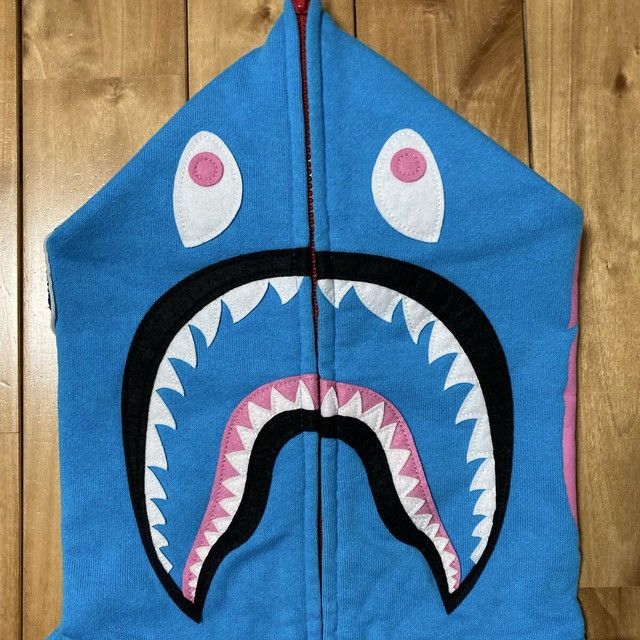 Bape BAPE Neon Shark Full Zip Hoodie a bathing ape NIGO Size US M / EU 48-50 / 2 - 3 Thumbnail