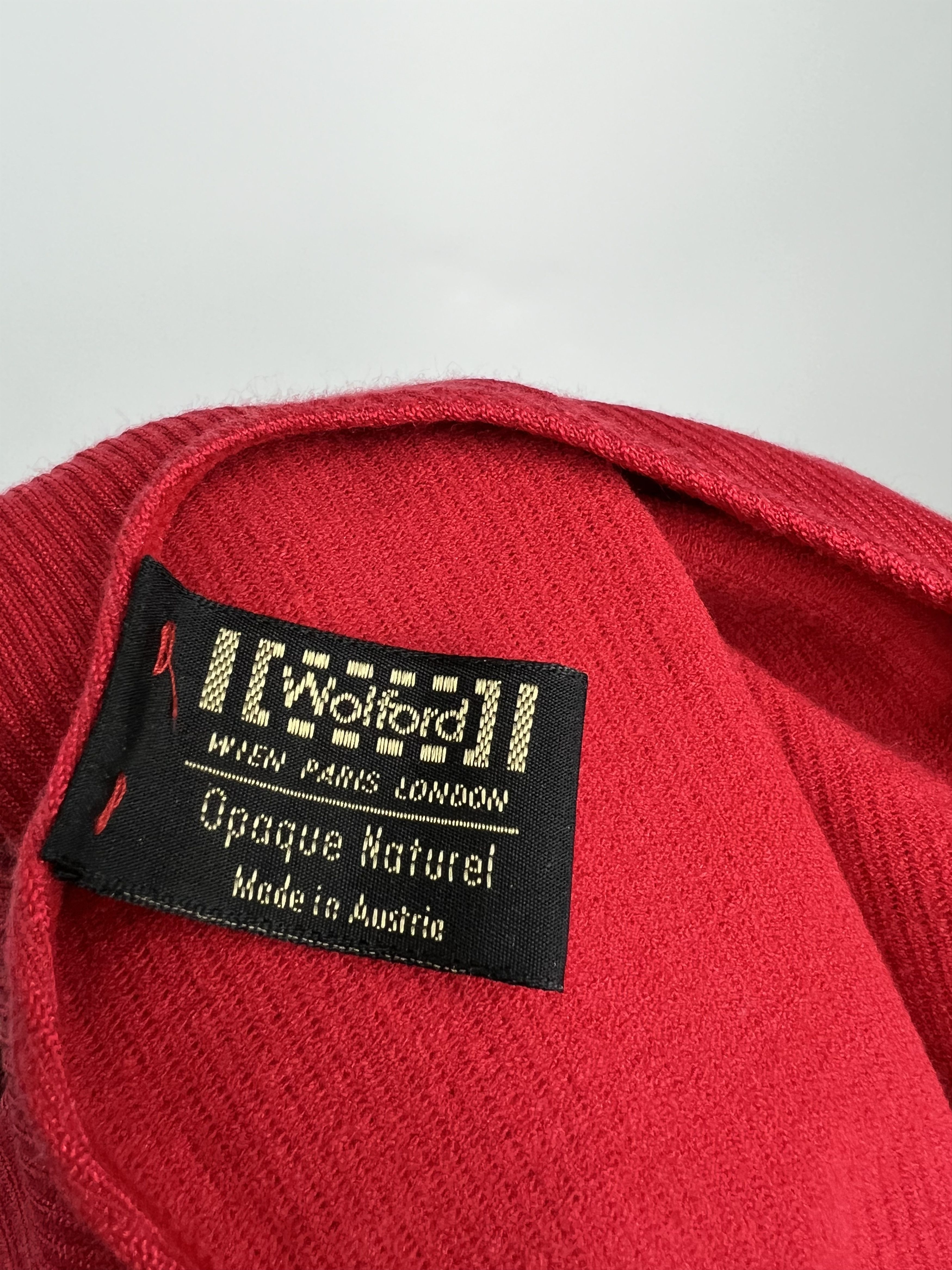 Wolford Wolford Red Ribbed Bodysuit Size M Size M / US 6-8 / IT 42-44 - 11 Thumbnail