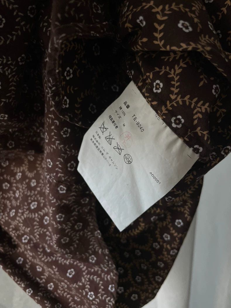 Comme des Garcons Comme Des Garcons Women's short sleeve shirt with small fl Size M / US 6-8 / IT 42-44 - 6 Thumbnail