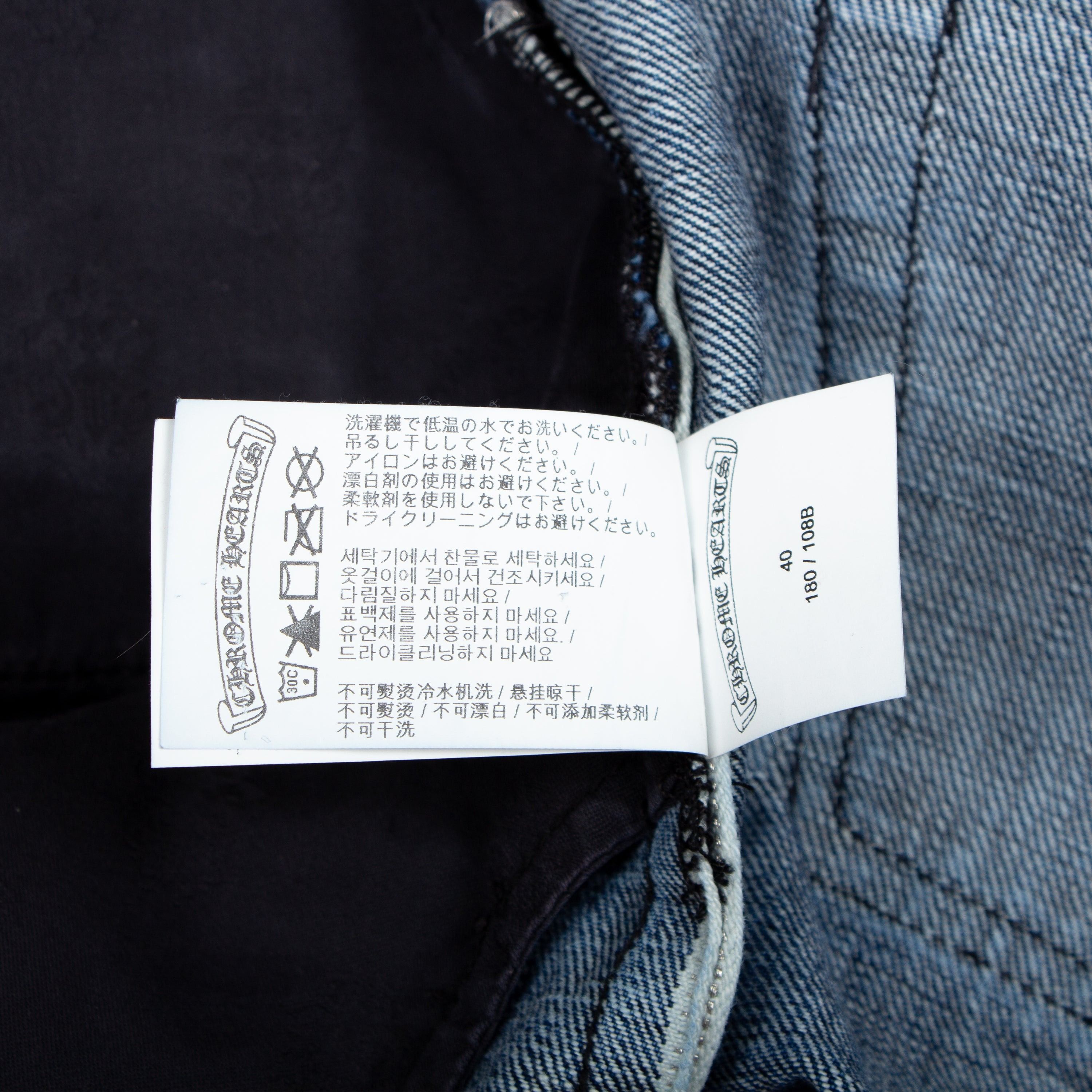 Chrome Hearts CHROME HEARTS COTTON CANDY CROSS PATCH DENIM JEANS 1/1 Size US 40 / EU 56 - 8 Thumbnail