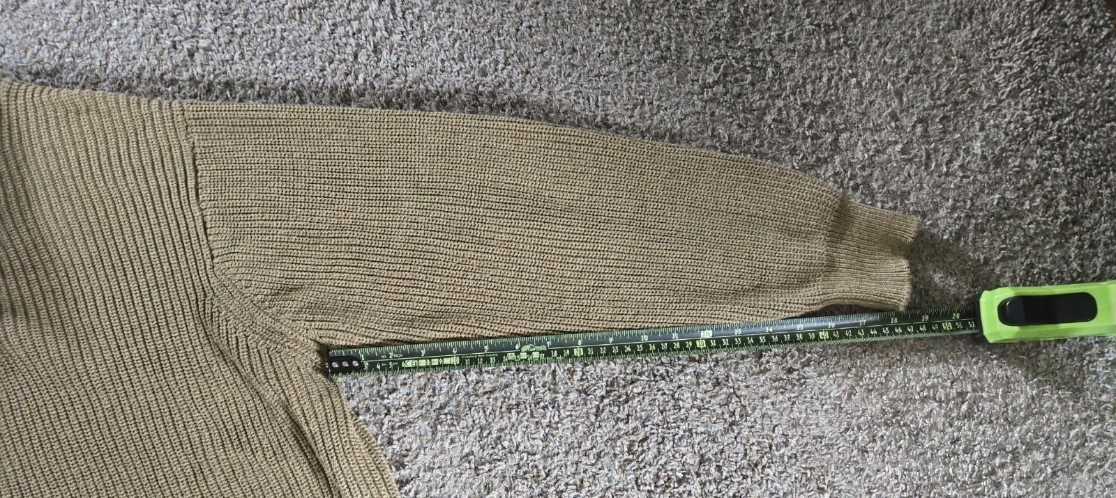 Orvis Orvis Mens L Shawl Collar Infantry Button Sweater Elbow Pads Size US L / EU 52-54 / 3 - 5 Thumbnail