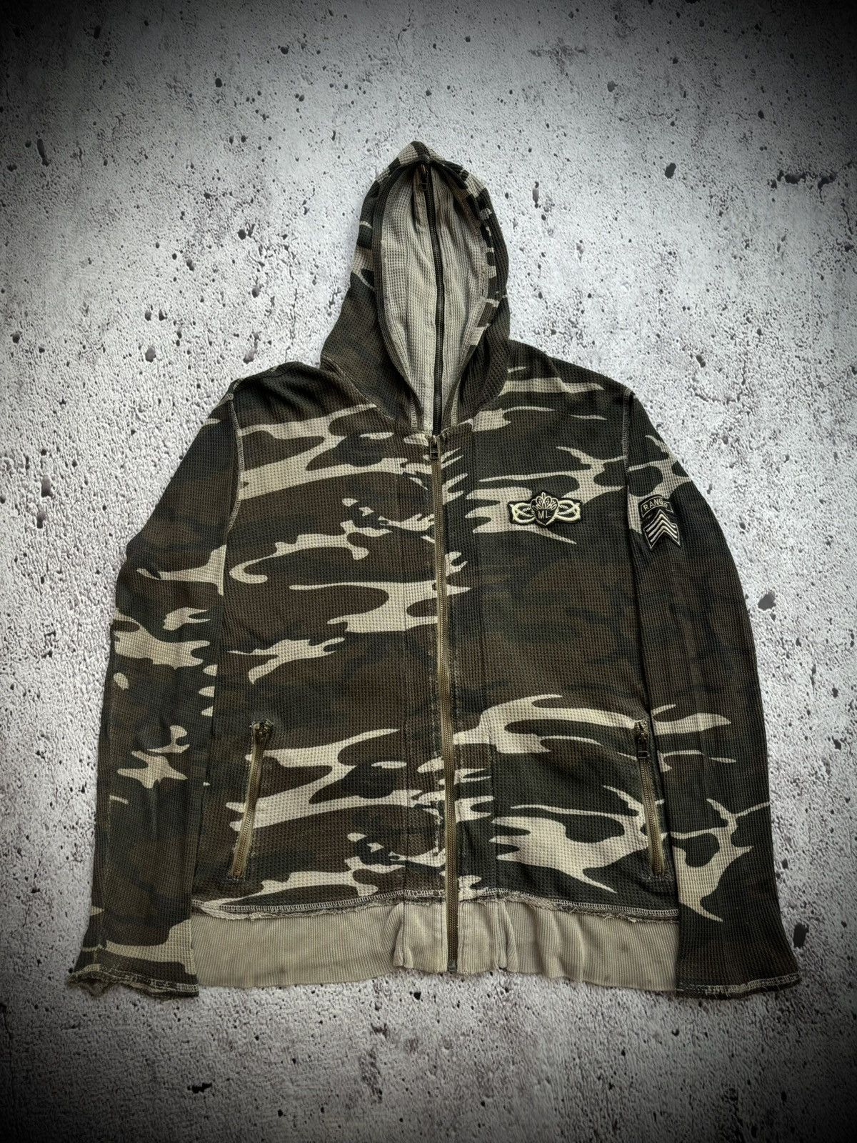 If Six Was Nine Double zipper power to the people black label camo Size US L / EU 52-54 / 3 - 2 Thumbnail