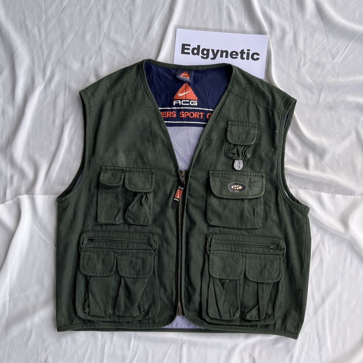 トップス NIKE acg vintage vest military fishing Nike ACG Utility Vest (90s) – VILIS VINTAGE
