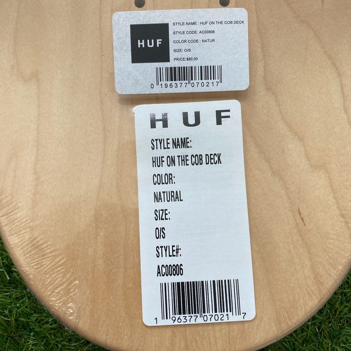 Huf HUF “Huf on the Cob” Skateboard Deck Size ONE SIZE - 4 Thumbnail