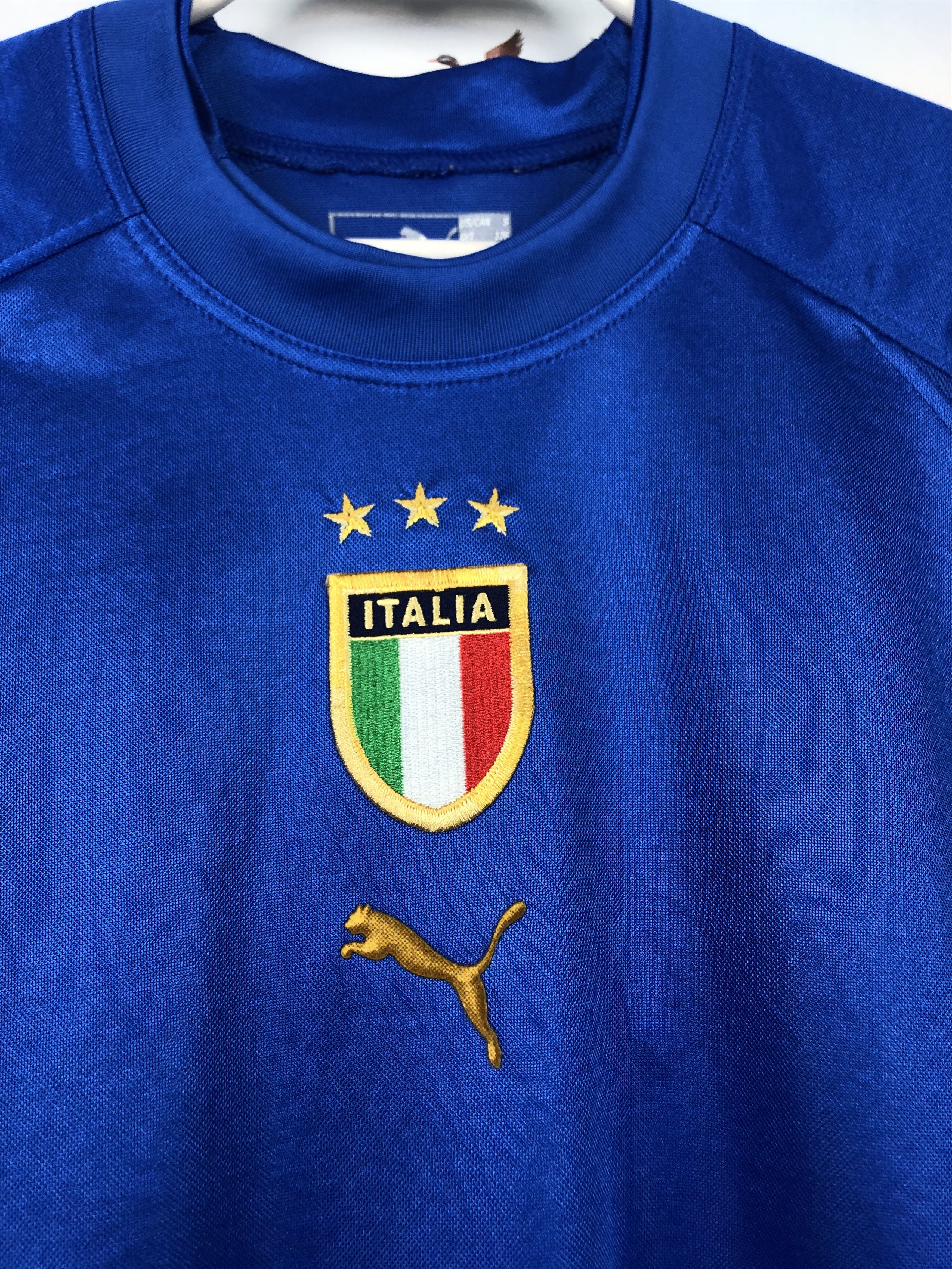 Vintage Italy football shirt 2004 Soccer Puma Maglia Jersey Trikot Size US S / EU 44-46 / 1 - 5 Thumbnail