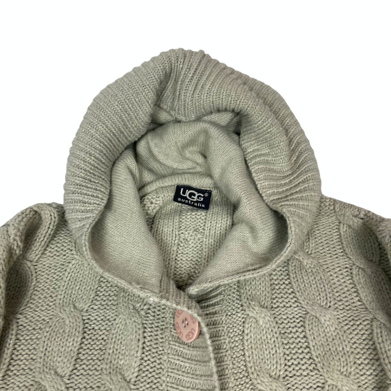 Ugg UGG Australia Women's Long Sleeve Belted Hooded Cardigan Size L / US 10 / IT 46 - 3 Thumbnail
