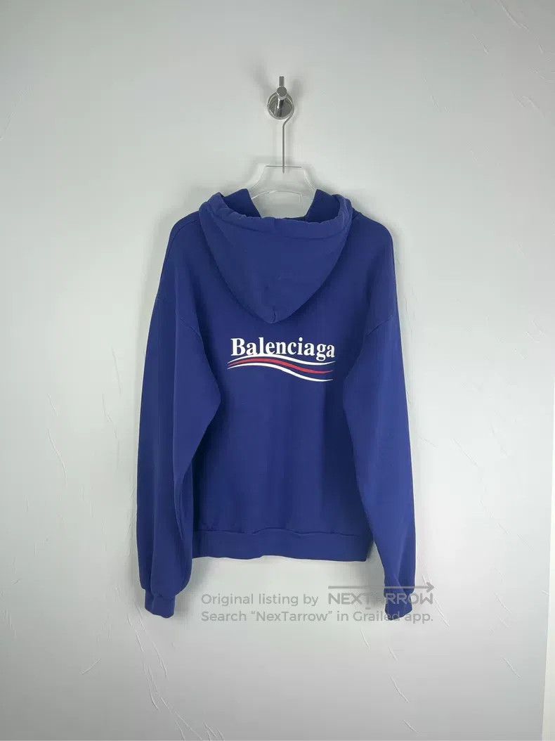 Balenciaga Balenciaga Wave Coca-Cola Printed Hooded Fleece Sweatshirt Size US M / EU 48-50 / 2 - 2 Thumbnail