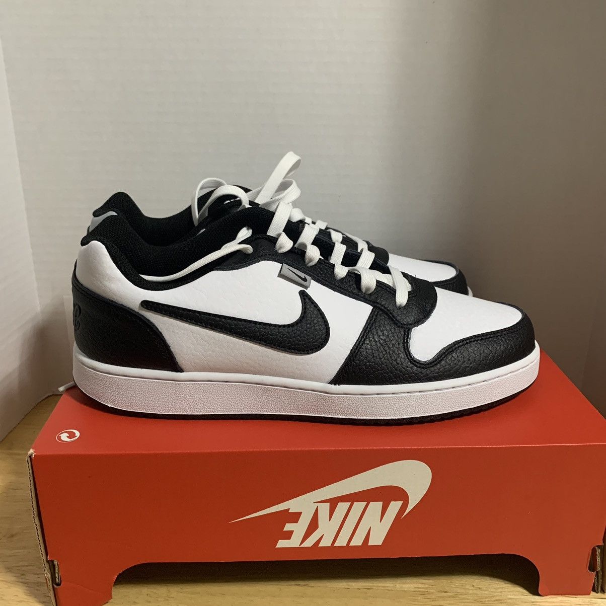 Nike Nike Ebernon Low PREM White Black Grey Men Shoes Sneakers Size US 10 / EU 43 - 1 Thumbnail
