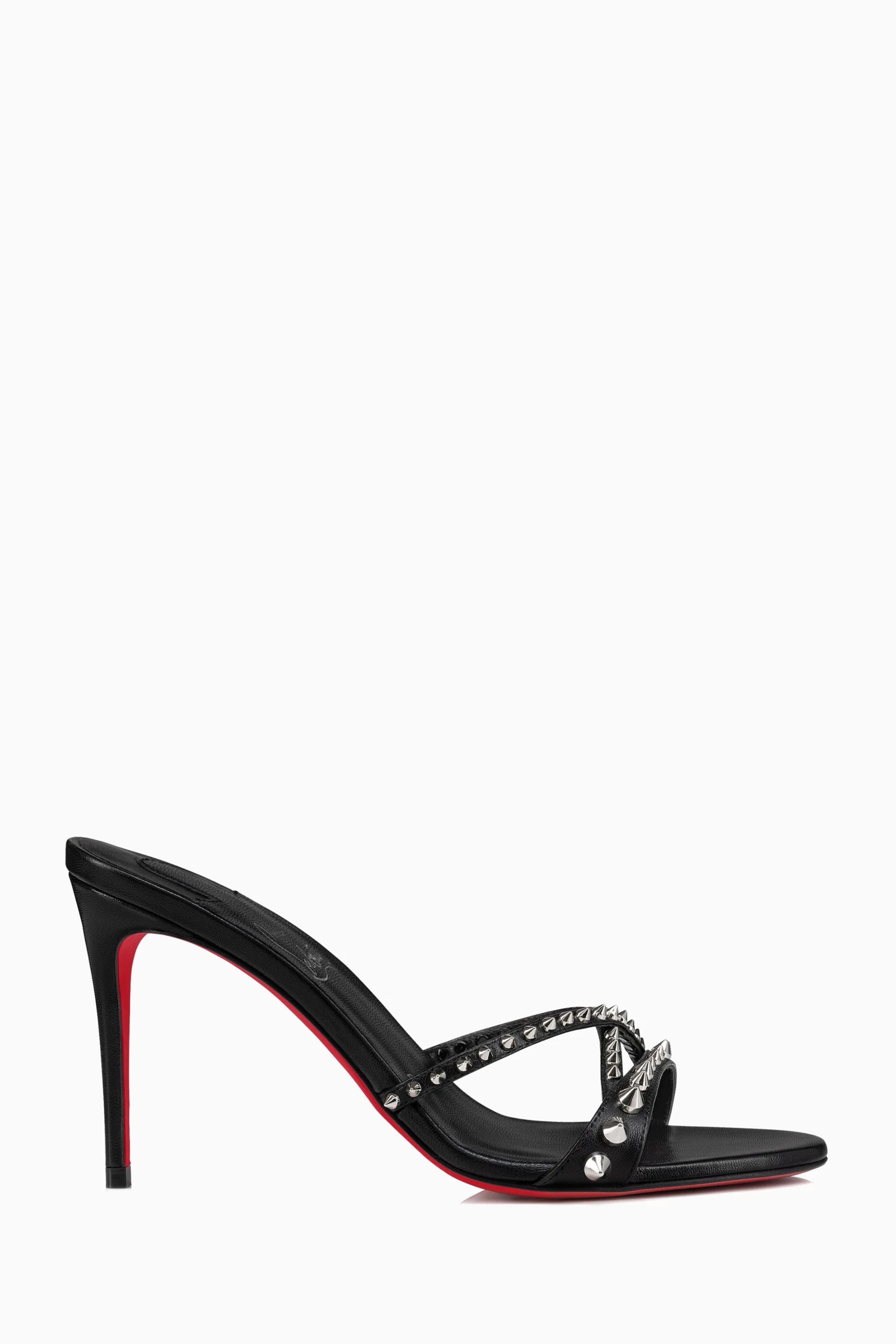 Christian Louboutin o1w1db10725 Sandals in Black Size US 7 / IT 37 - 1 Thumbnail