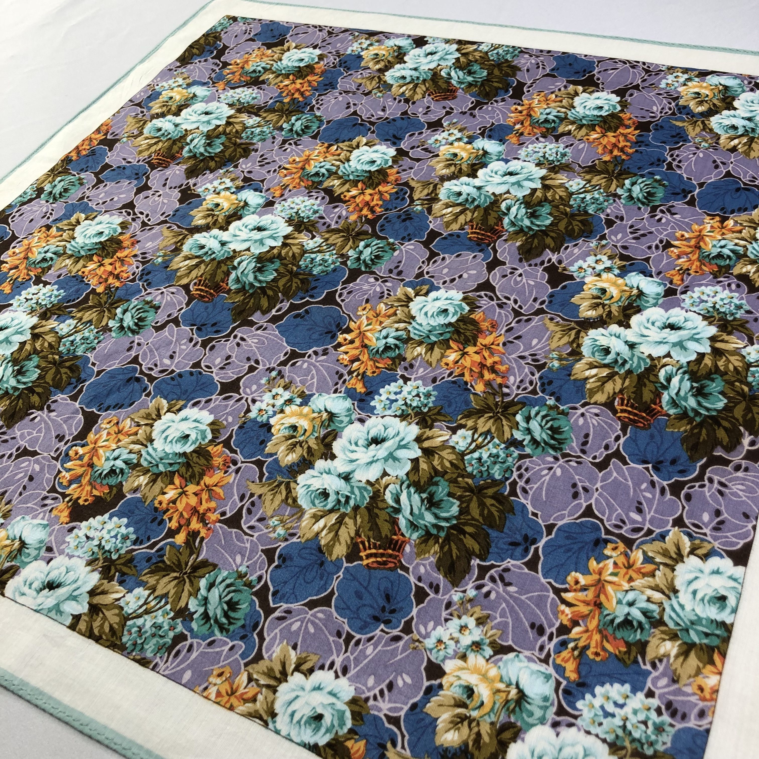 Paolo Gucci Paolo Gucci Floral Handkerchief Neckerchief Bandana H1810 Size ONE SIZE - 3 Thumbnail