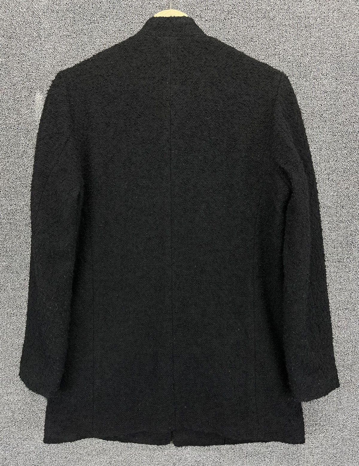 Japanese Brand Carine Roitfeld Uniqlo Black Wool Cardigan Jacket Size L / US 10 / IT 46 - 9 Thumbnail