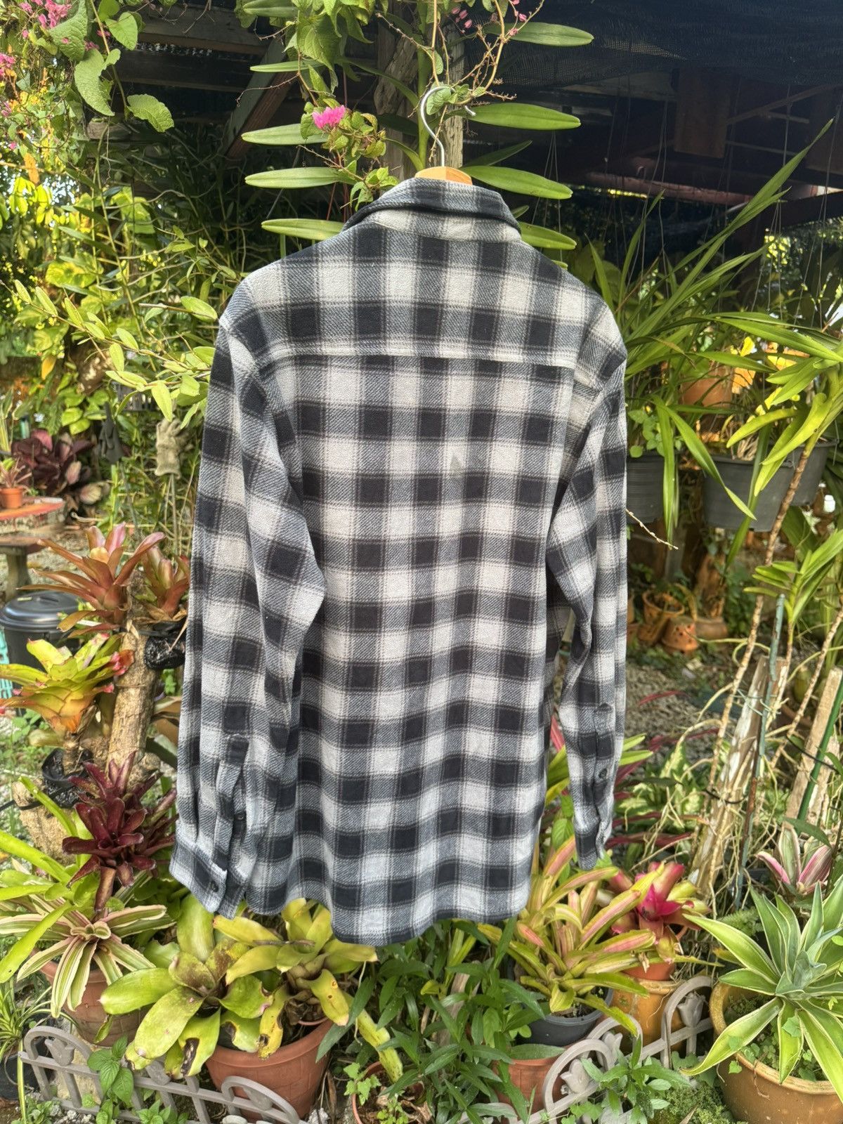 Japanese Brand 🔥Rare🔥Vintage Uniqlo Wool Flannel Button Up Shirt Size US XL / EU 56 / 4 - 4 Thumbnail
