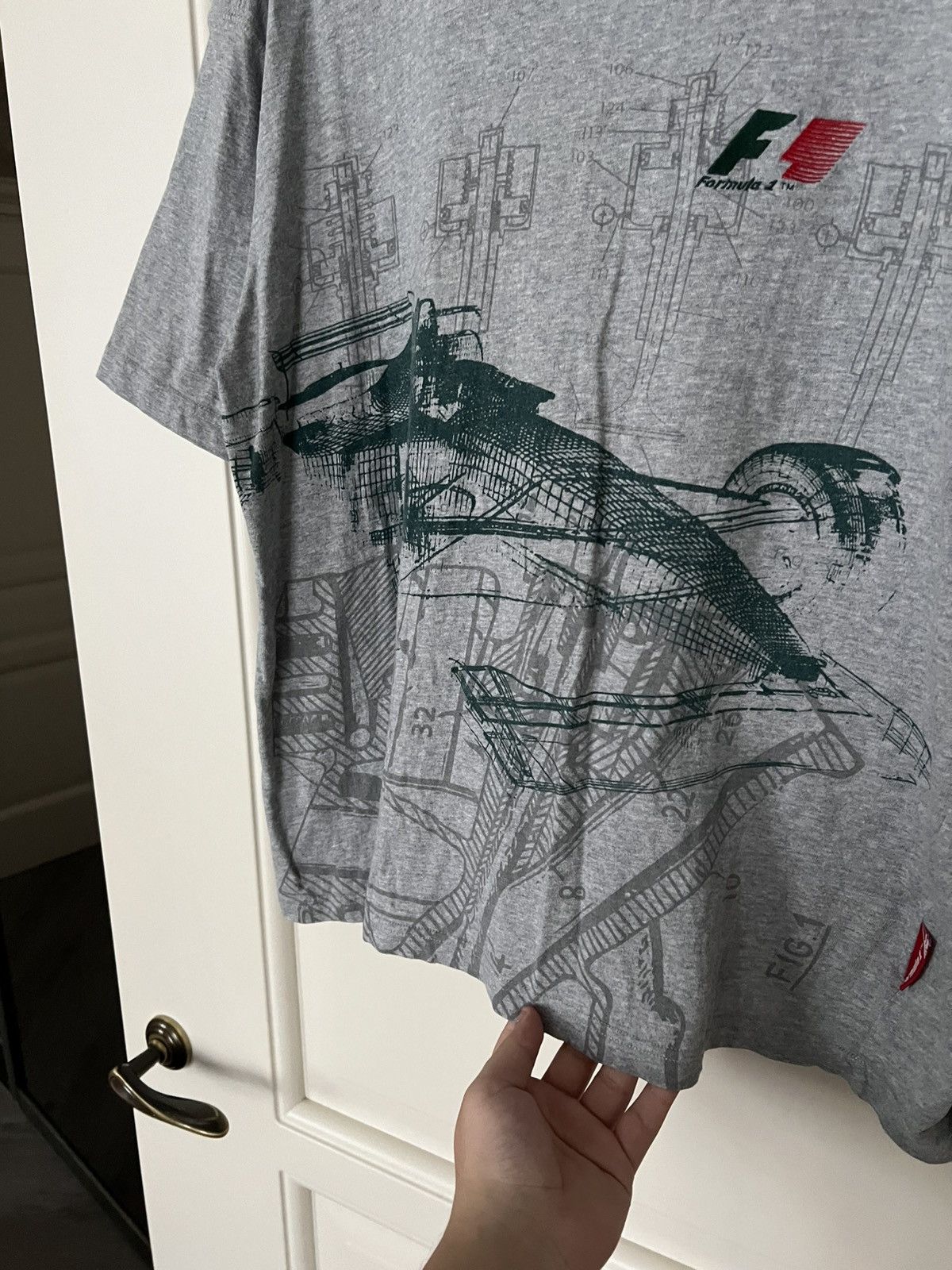 Formula 1 Vintage Racing Formula Uno Tee F1 T-Shirt Size US L / EU 52-54 / 3 - 6 Thumbnail