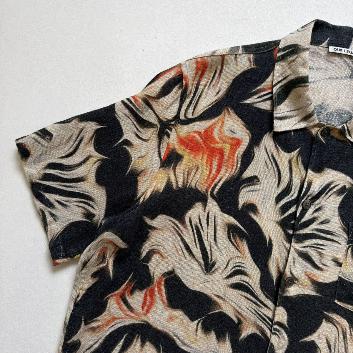 Our Legacy ‘Flame Platigra’ Print Box Shirt Size US M / EU 48-50 / 2 - 3 Thumbnail