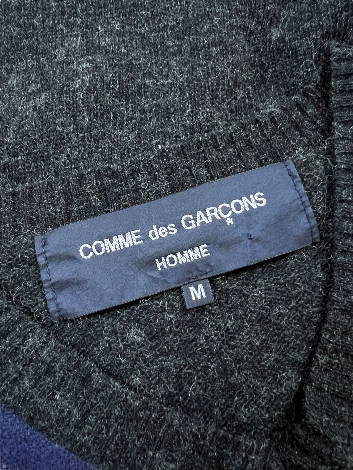 Comme des Garcons Homme Vintage Comme des Garçons Homme Tricolour Wool Jumper Size US M / EU 48-50 / 2 - 13 Thumbnail