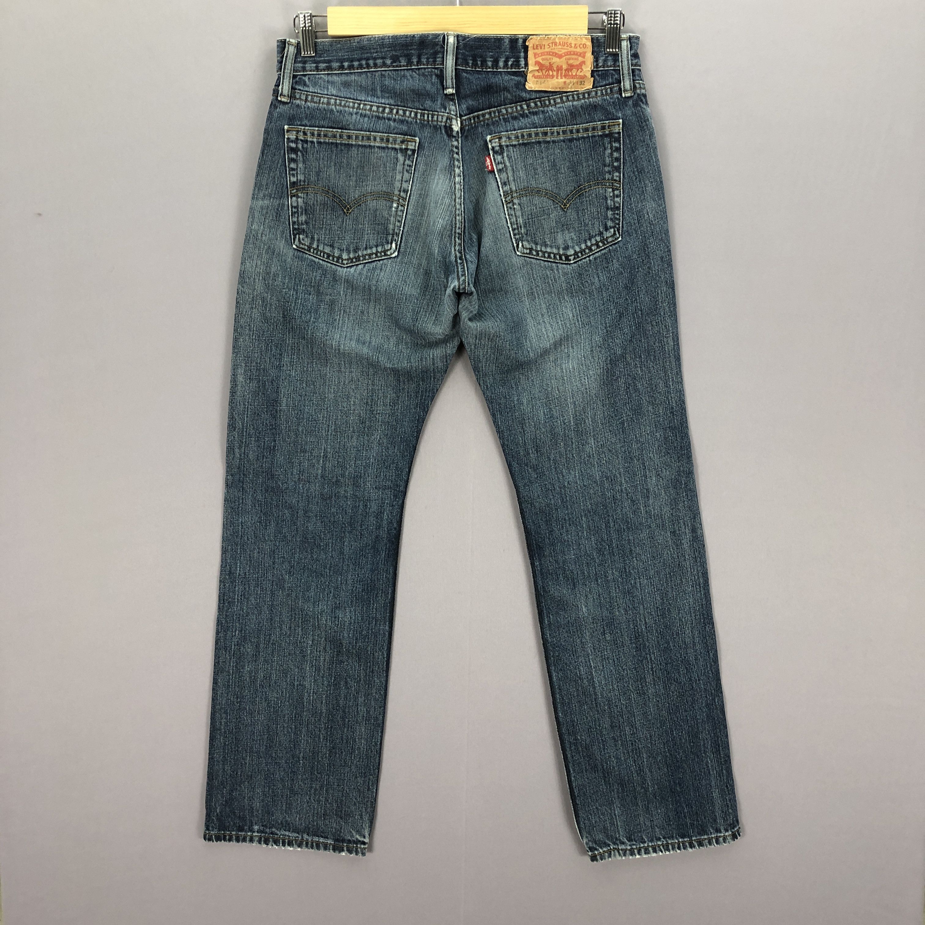 Levi's Vintage Levis Ripped Faded Jeans Levi's 514 Light Wash Denim Size US 32 / EU 48 - 2 Thumbnail