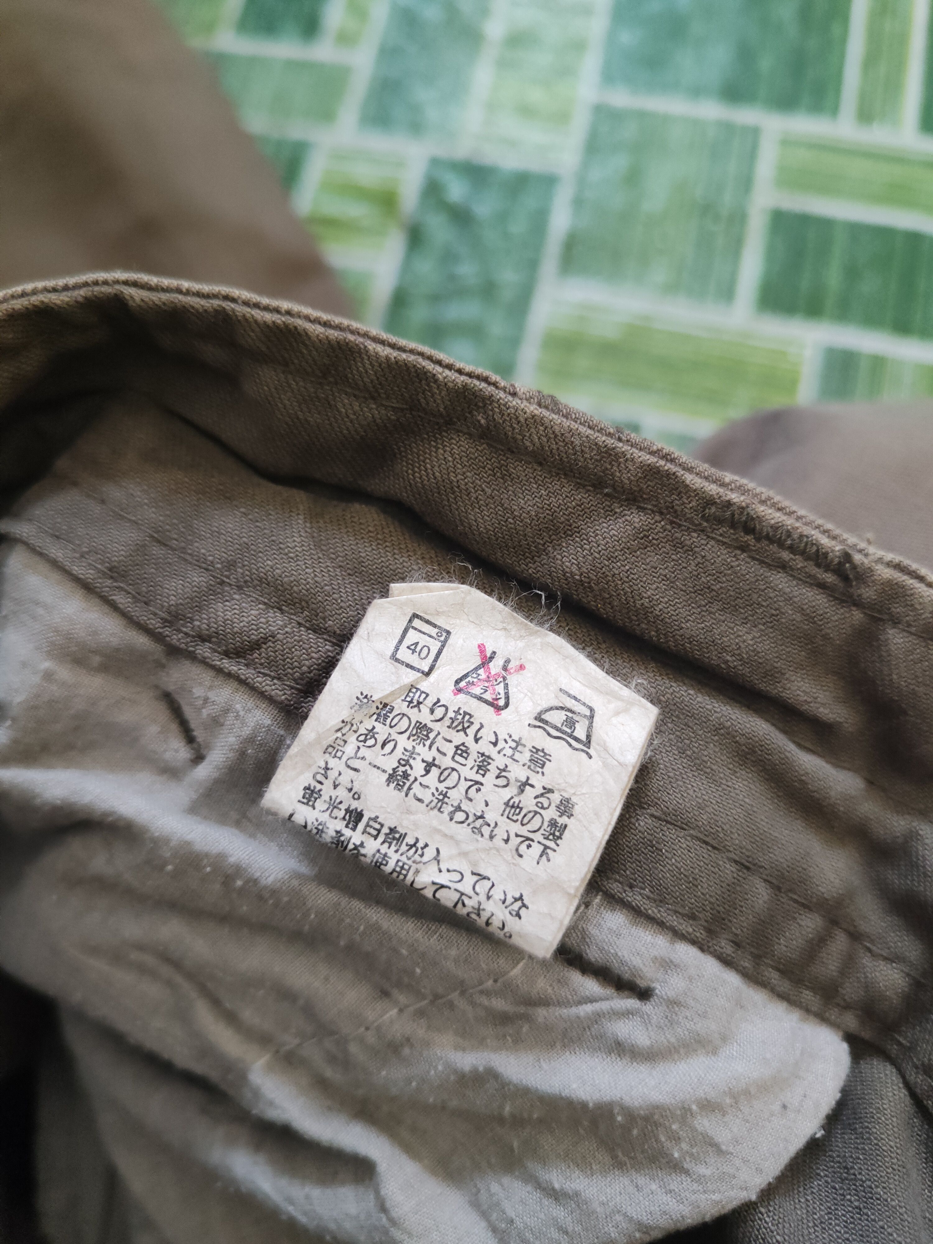 Japanese Brand DL Japan Brown Faded Multipocket Cargo Pants #46-404 Size US 31 - 13 Thumbnail
