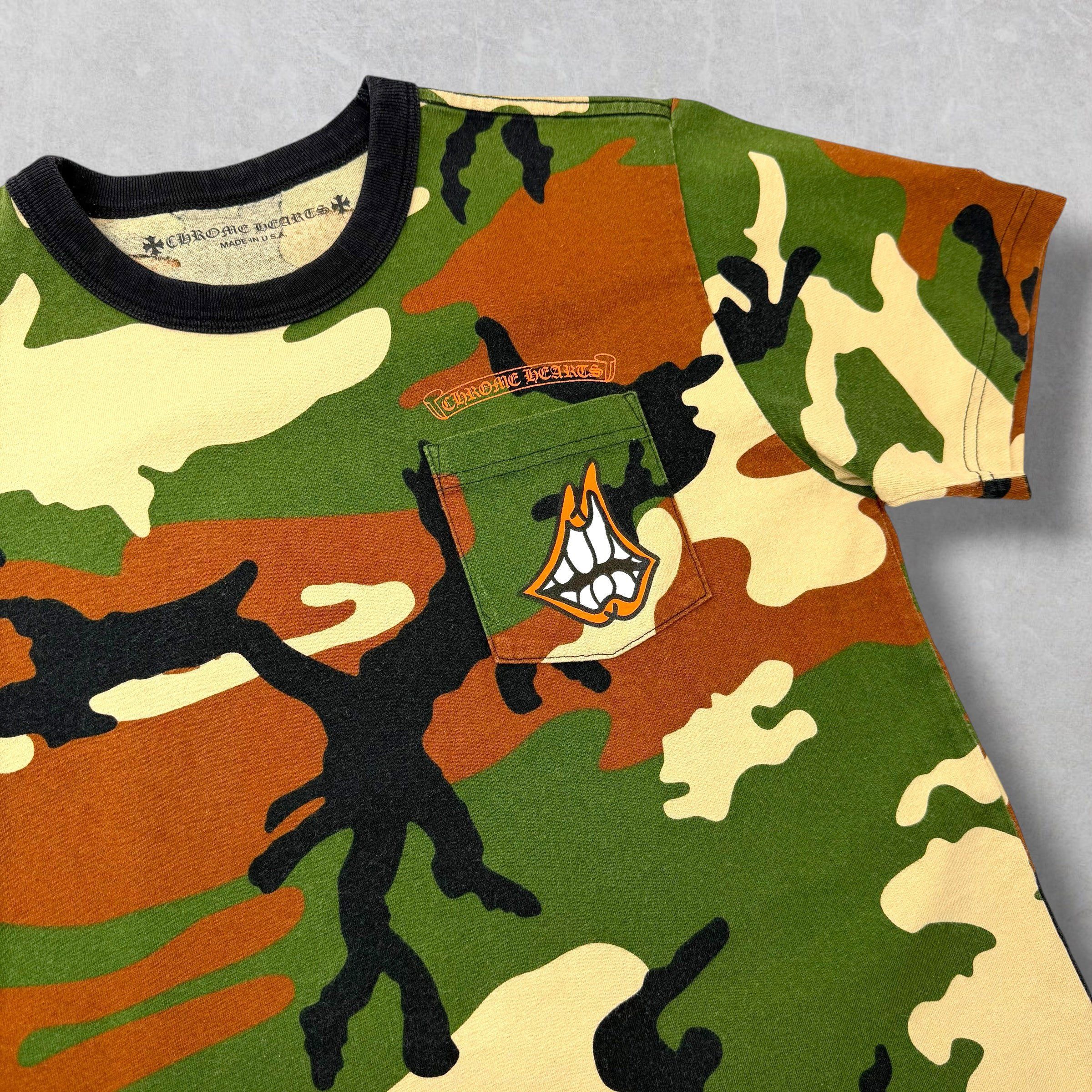 Chrome Hearts Chrome Hearts Matty Boy Caution Camo Tee L (S) Size US S / EU 44-46 / 1 - 3 Thumbnail