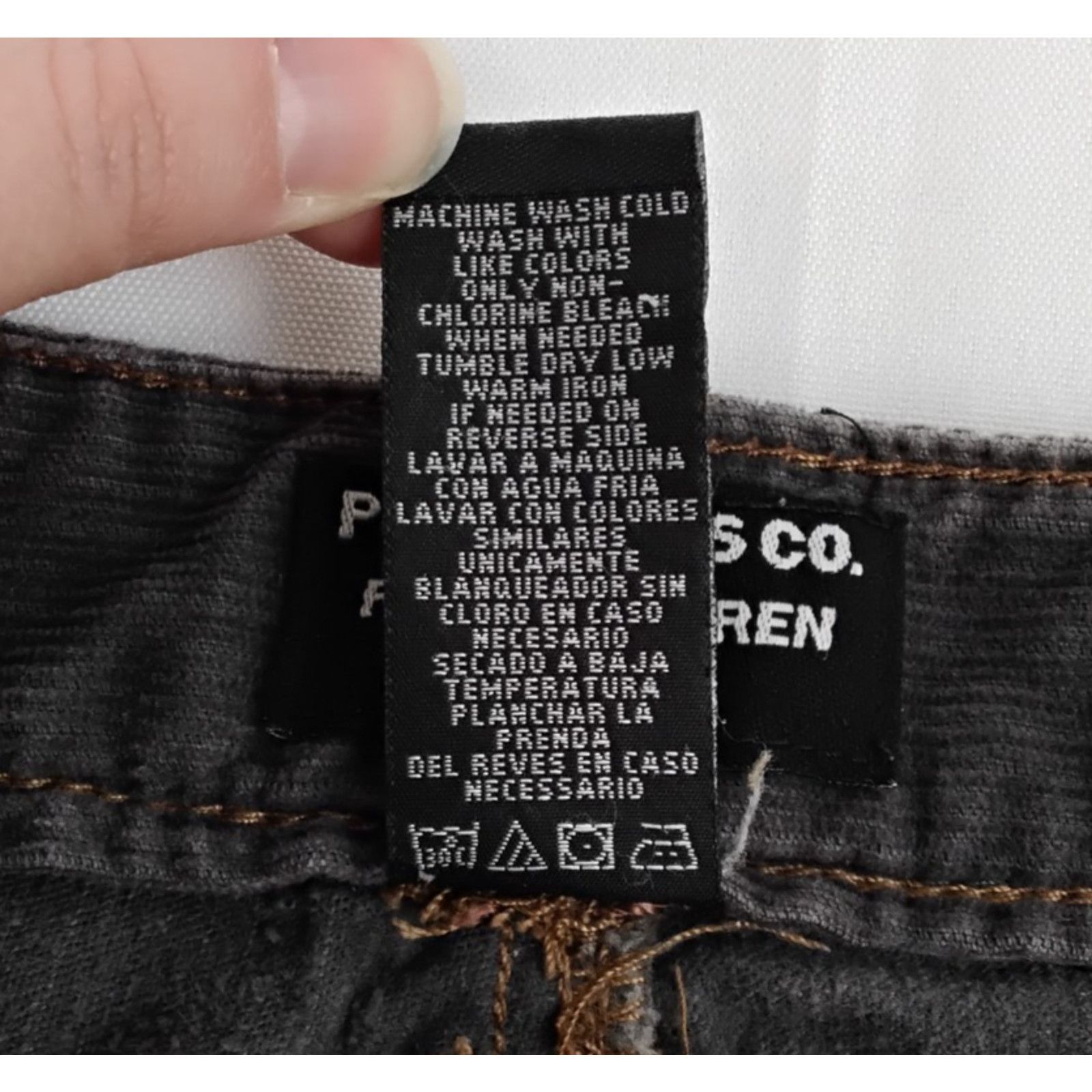 Polo Ralph Lauren Polo Jeans Ralph Lauren Corduroy Pant Women's 33x30 Gray Size 32" / US 10 / IT 46 - 7 Thumbnail